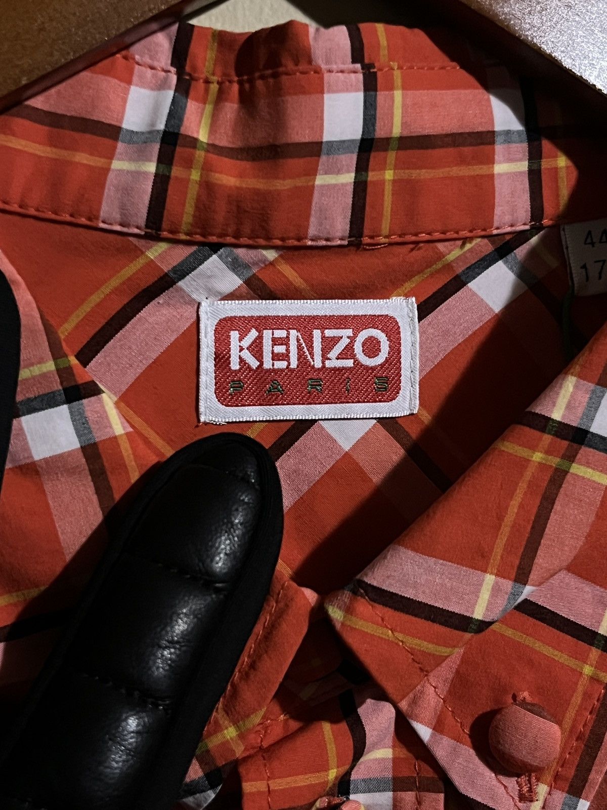 Kenzo Kenzo Check Casual Button Up Shirt - XL/17 Size US XL / EU 56 / 4 - 3 Thumbnail