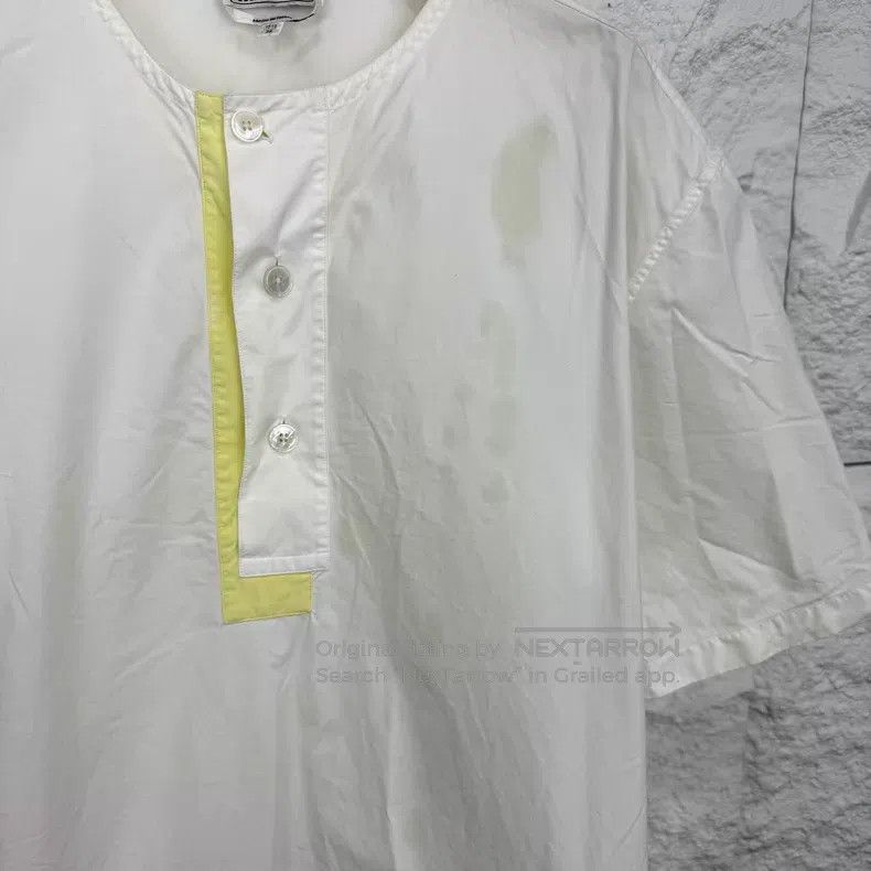 Hermes Hermes size 39 White Contrasting Casual Round Neck Short Sl Size US XXS / EU 40 - 8 Thumbnail