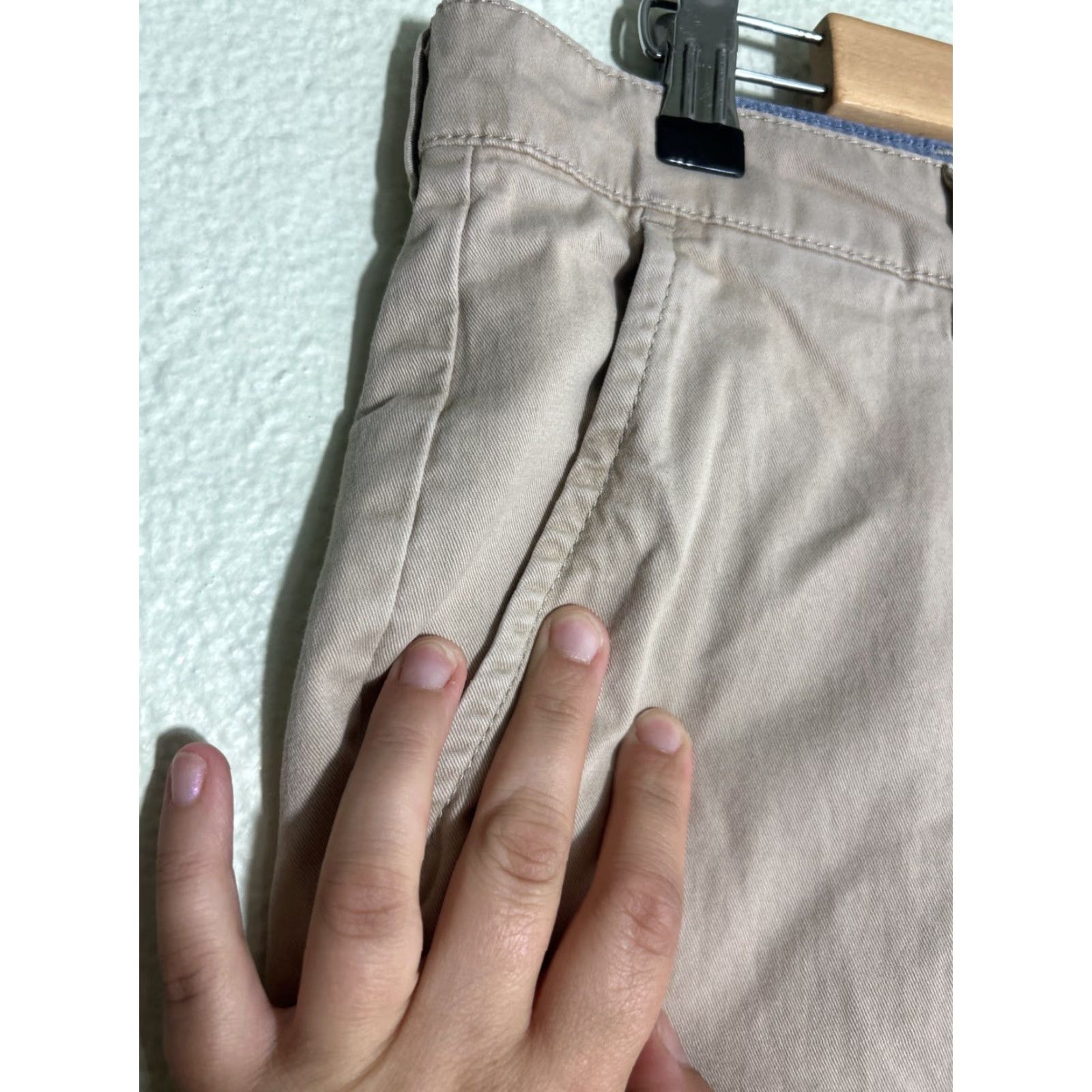 Vintage LL Bean Pants Mens 32x31 Beige Chino Classic Fit Straight Leg 509409 Size US 32 / EU 48 - 7 Thumbnail