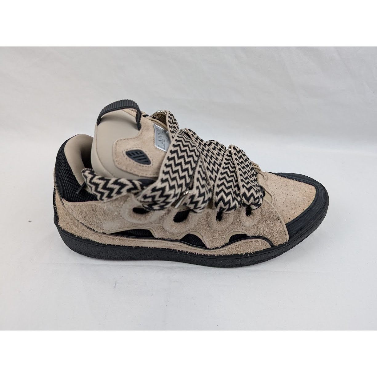 Lanvin o1rshd1 Curb Sneakers in Light Brown/Black Size US 13 / EU 46 - 1 Thumbnail