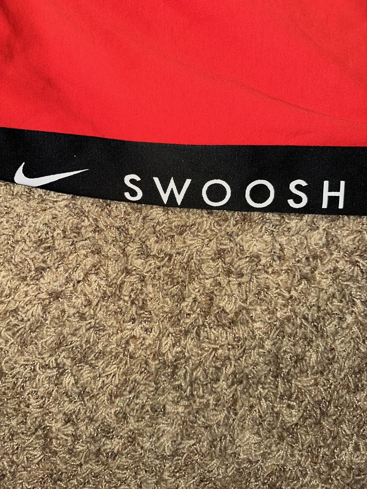 Nike Nike Sportswear Big Kids (Boy’s) Swoosh Fleece Red Sweatpants Size US 26 / EU 42 - 5 Thumbnail
