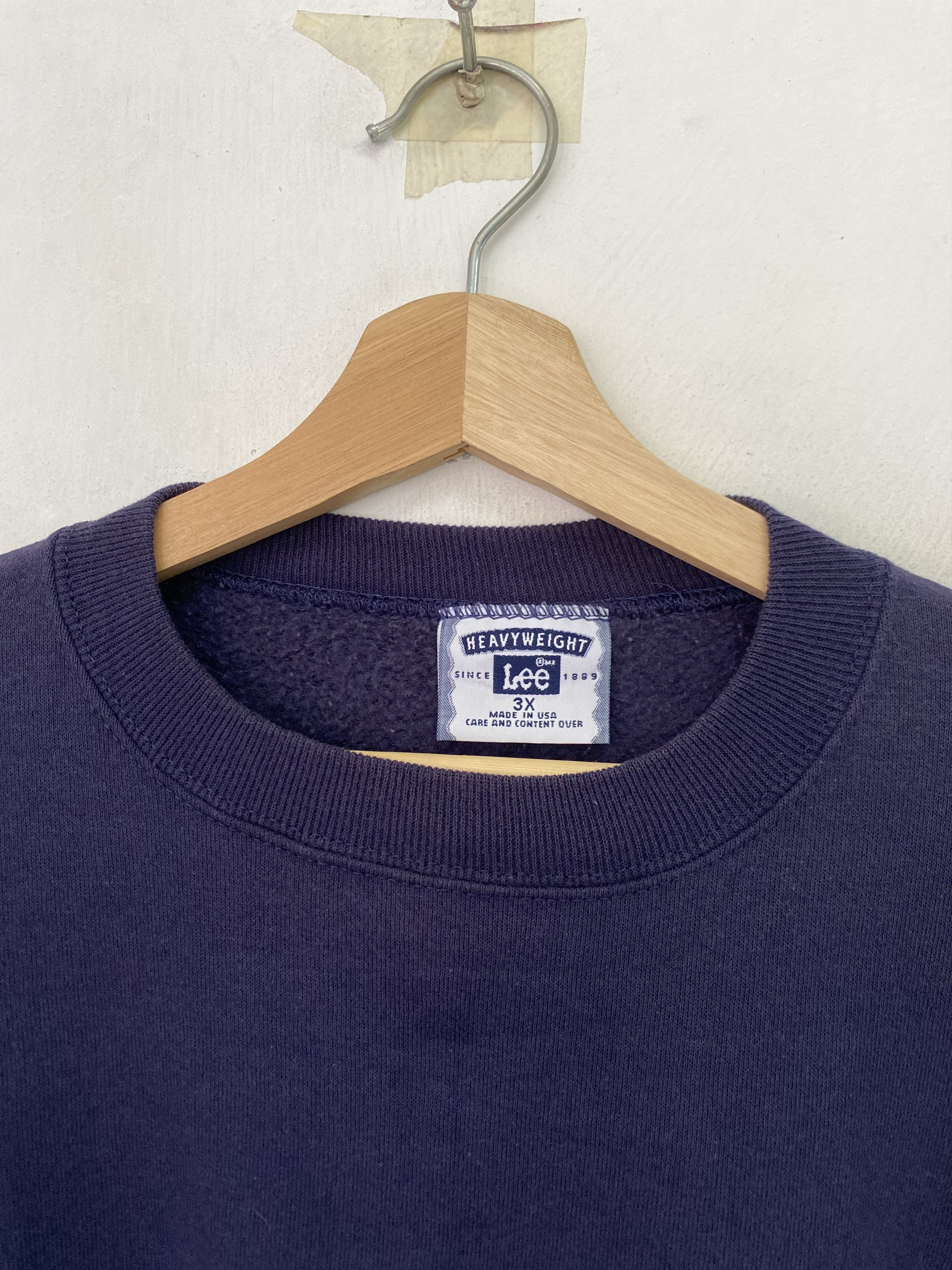 Lee × Vintage Vintage Lee Sweatshirt Triple XL Size Size US XXL / EU 58 / 5 - 3 Thumbnail