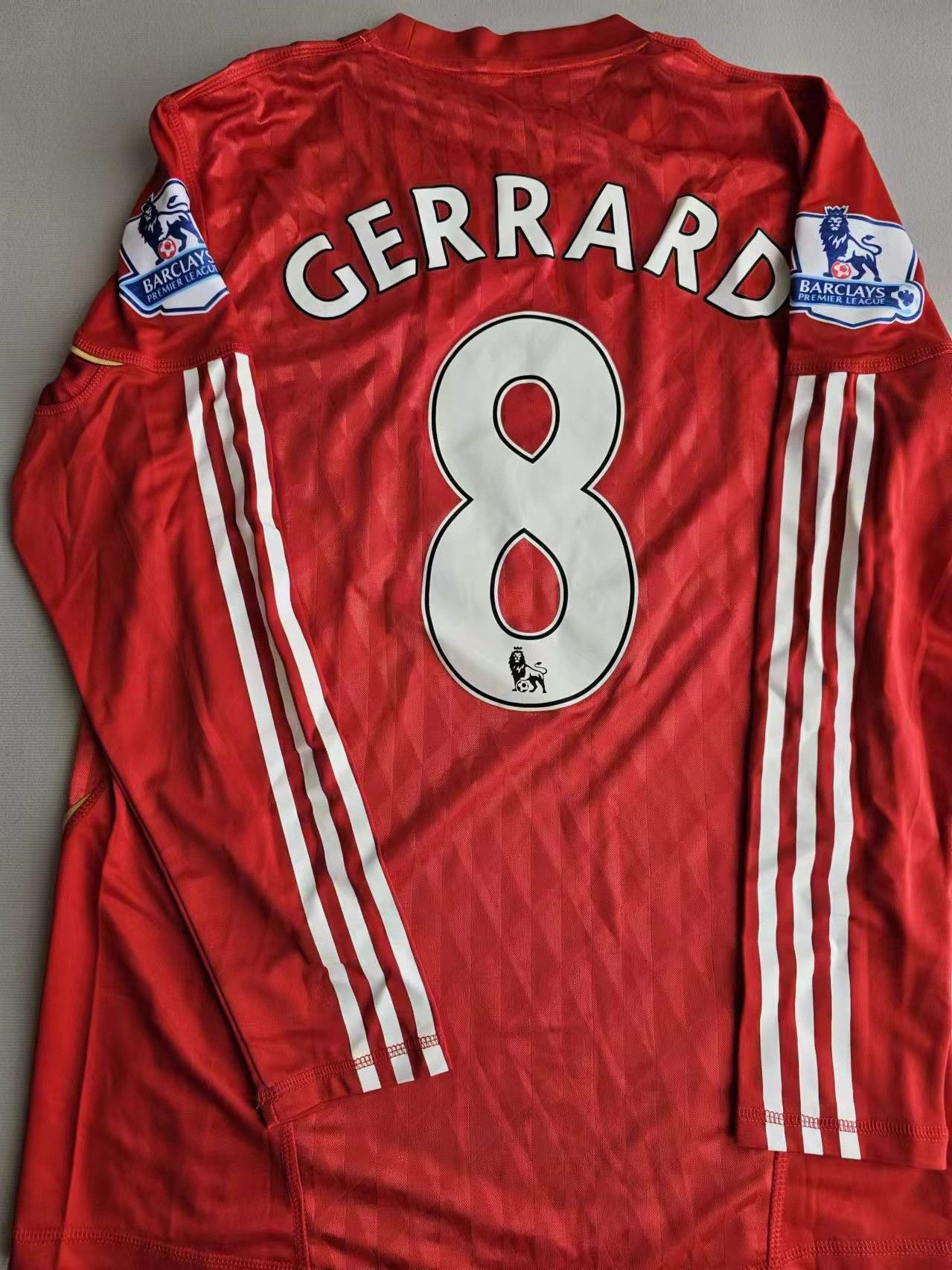 Vintage 2010 2011 Liverpool #8 Steven Gerrard Jersey Size US XL / EU 56 / 4 - 1 Thumbnail