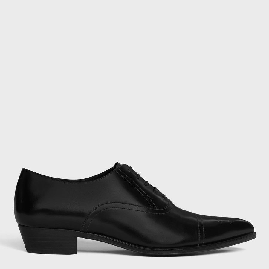 Celine o1d2blof0226 Oxford Shoes in Black Size US 7 / EU 40 - 2 Thumbnail