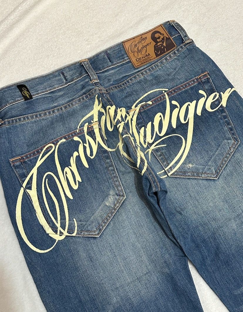 Christian Audigier Vintage christian audigier ed hardy embroidered jeans 30/34 Size US 30 / EU 46 - 7 Thumbnail