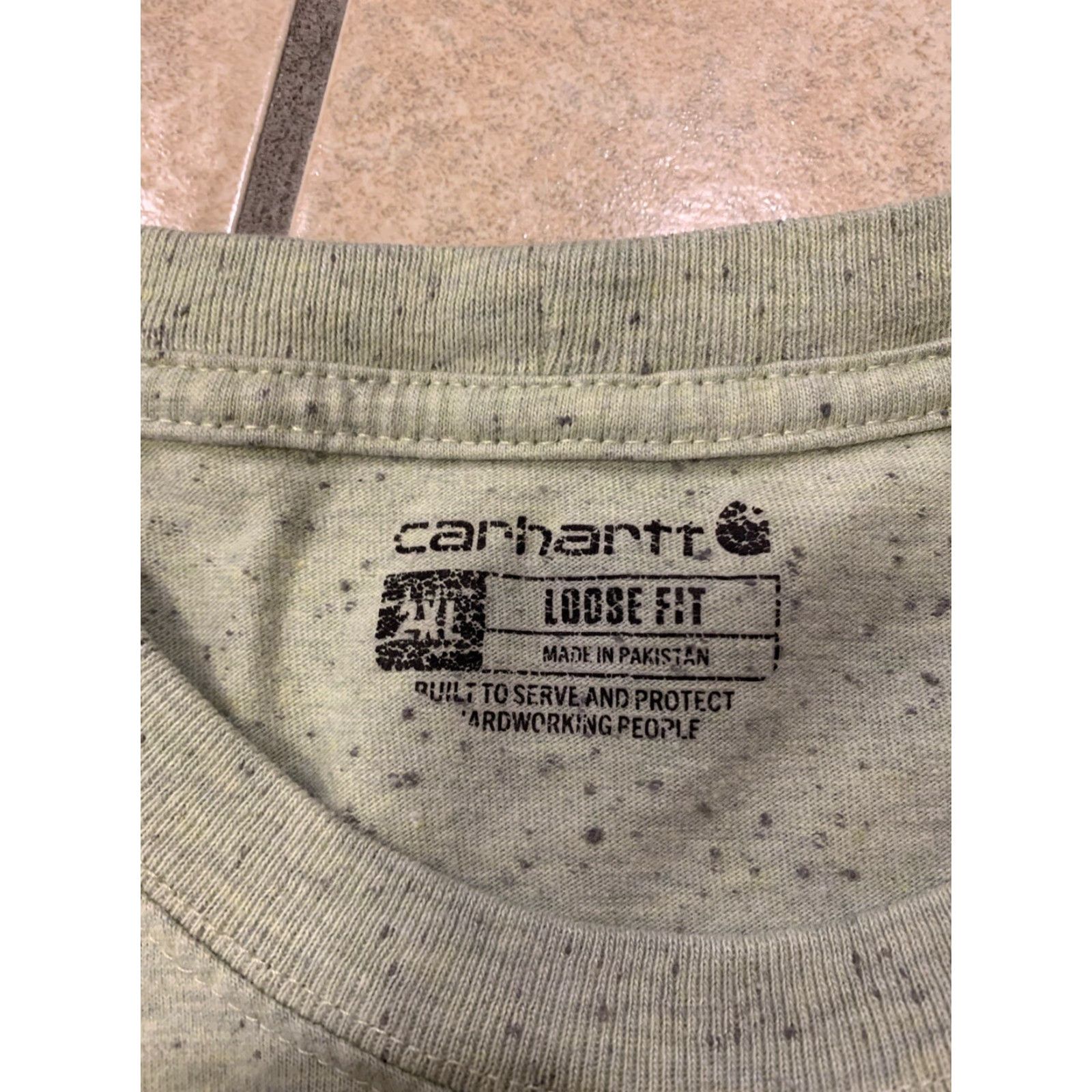 Carhartt VINTAGE Carhartt? No, not vintage. Carhartt Green 2XL Short Sleeve T-Shirt Crew Neck Men’s Logo Canvas Heavyweight Star Wars Bag? Size US XXL / EU 58 / 5 - 5 Thumbnail
