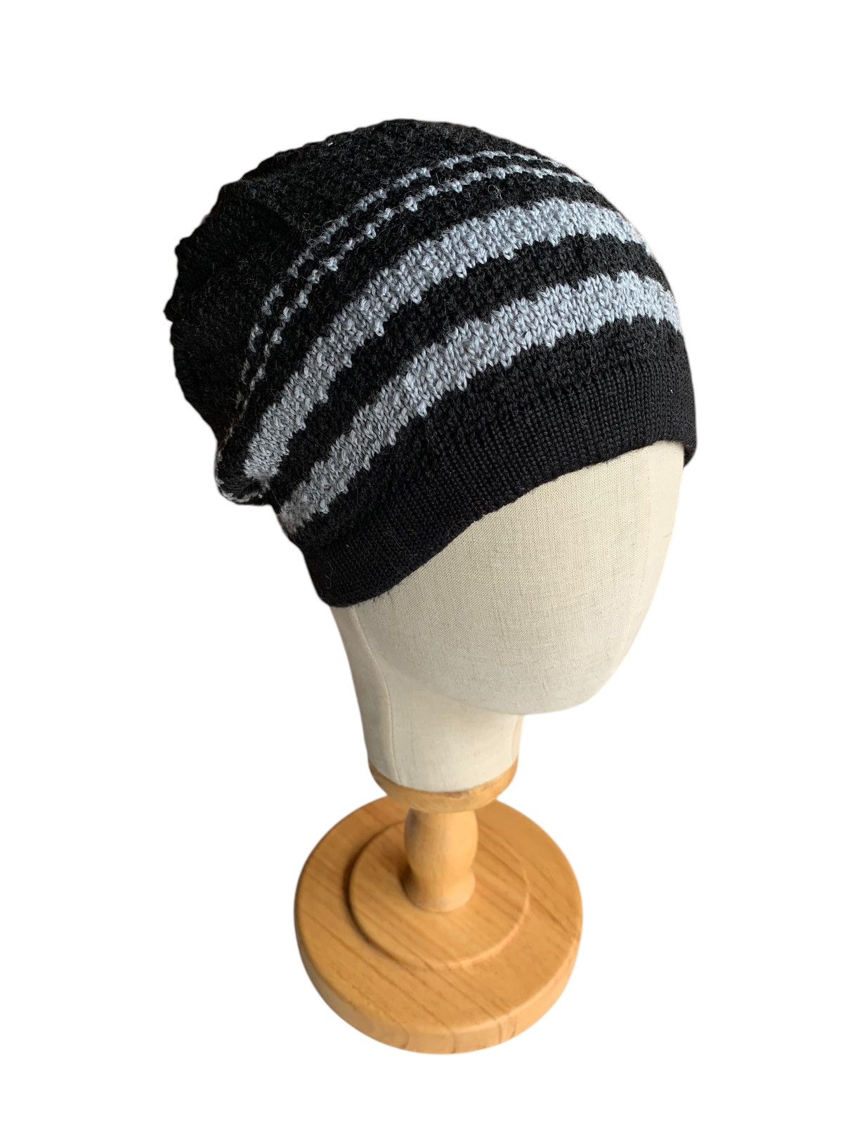 Japanese Brand × Kapital × Vintage Japanese Knitted Stripe Winter Sessions Long Beanie Hats Size ONE SIZE - 4 Thumbnail
