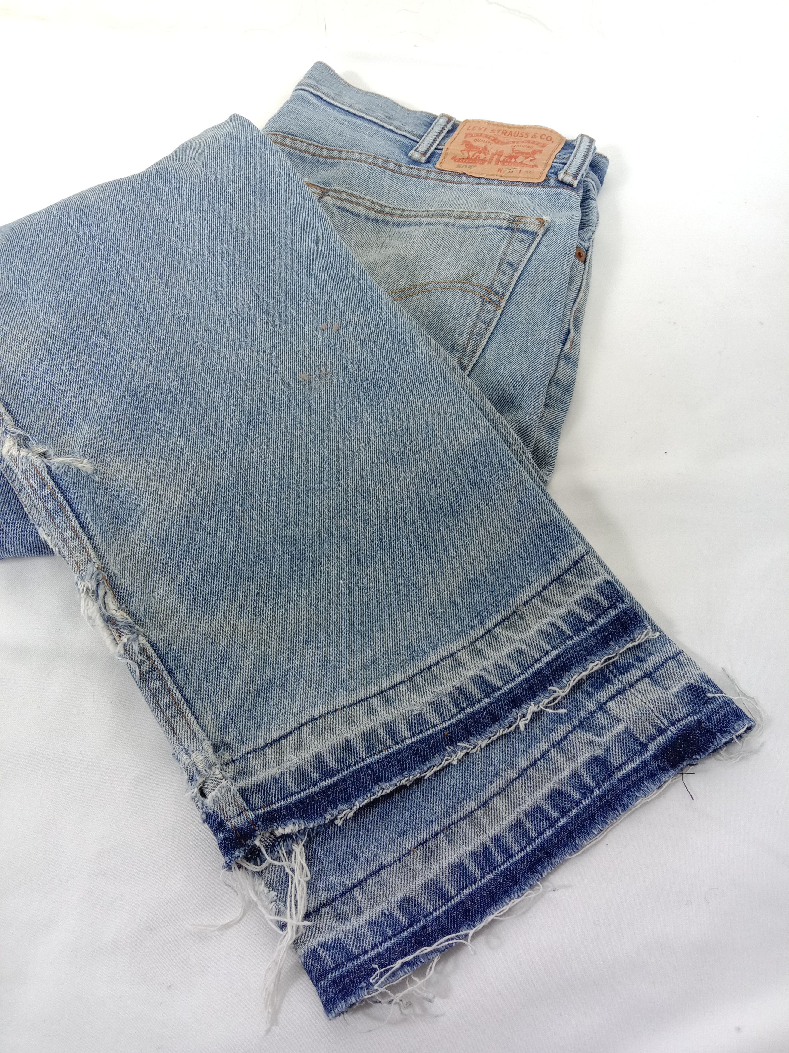 Levi's Vintage Levi's 505 Jeans Blue Wash Distressed Denim Size US 38 / EU 54 - 15 Thumbnail