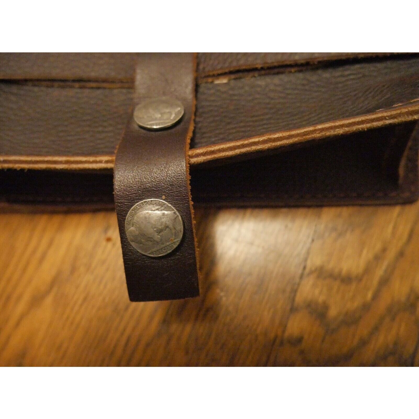 Vintage Vintage Stickman Leather Crossbody Bag USA BUFFALO NICKEL Size ONE SIZE - 6 Thumbnail