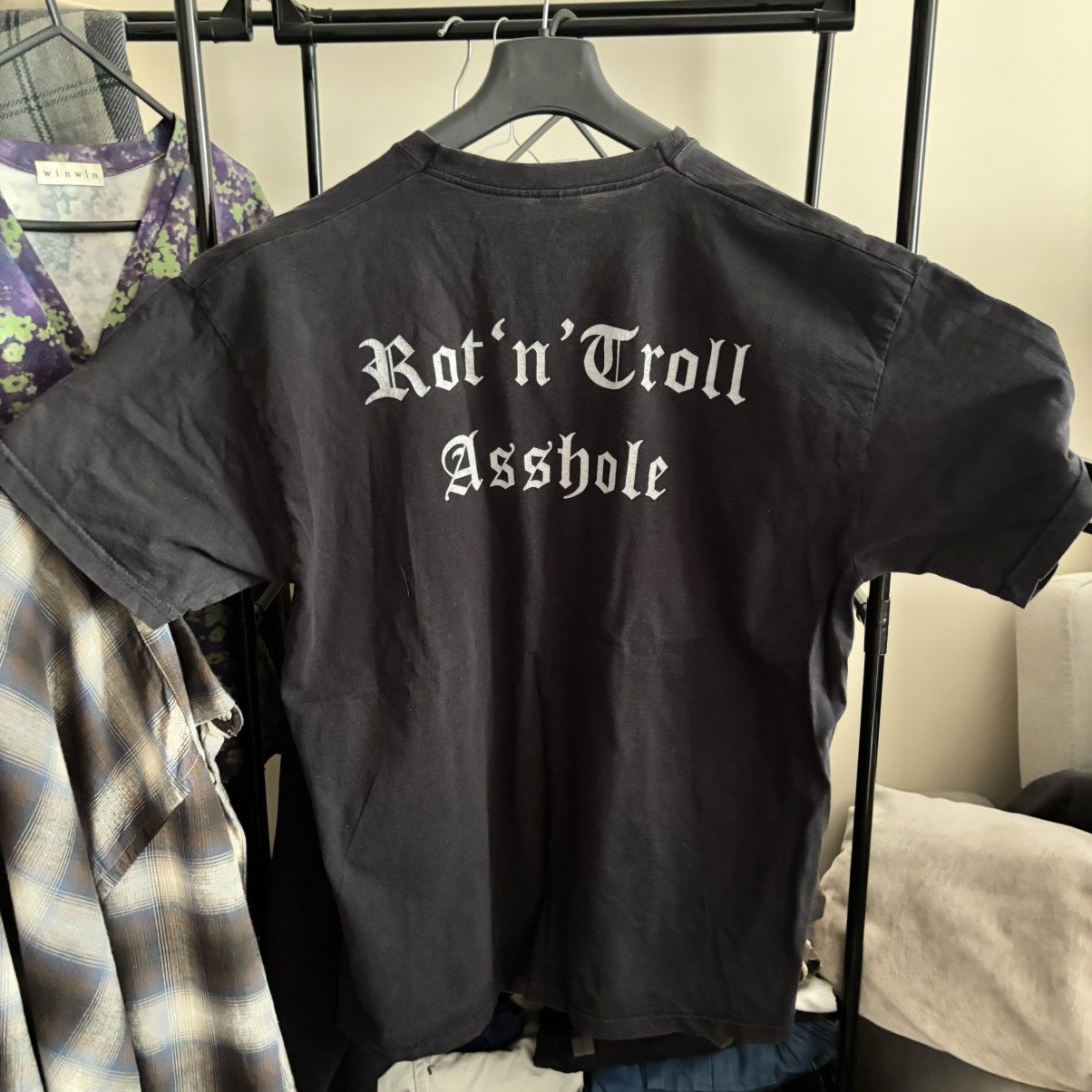Vintage Finntroll Band T-Shirt Punk ERD Grunge Y2K Rock Tees