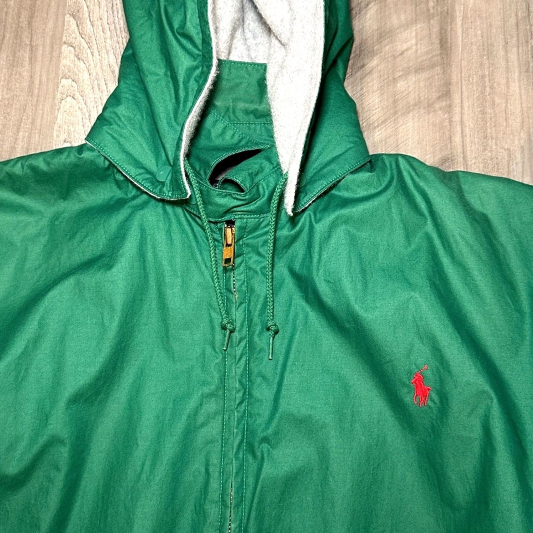 Polo Ralph Lauren Polo Ralph Lauren Jacket Bomber Jacket Fleece Line Cotton Made in USA Vintage Green M Mens Size US M / EU 48-50 / 2 - 6 Thumbnail