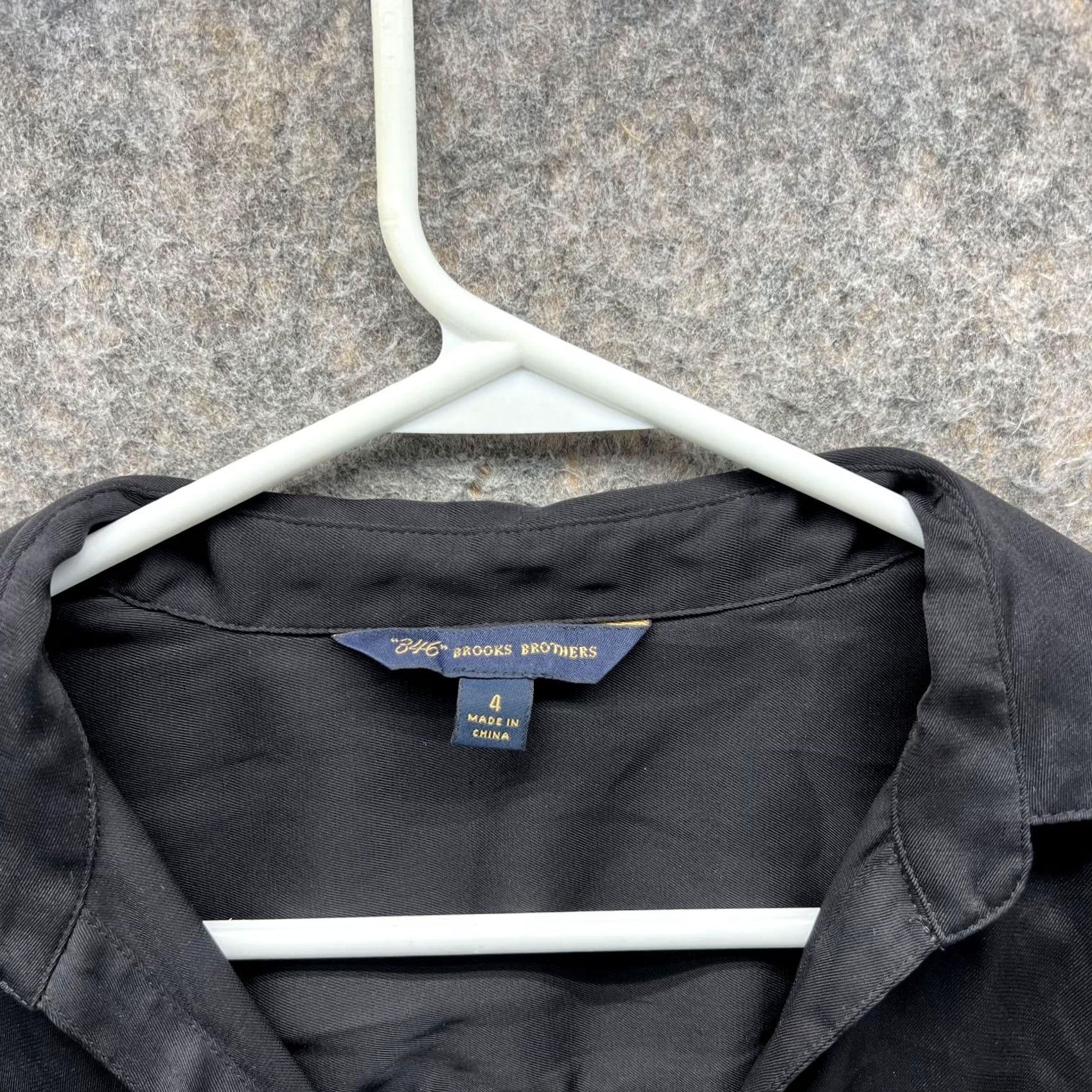 Brooks Brothers Brooks Brothers 346 Shirt Women 4 Ladies Black Casual Button Down Preppy Dress -Vintage Size S / US 4 / IT 40 - 4 Thumbnail
