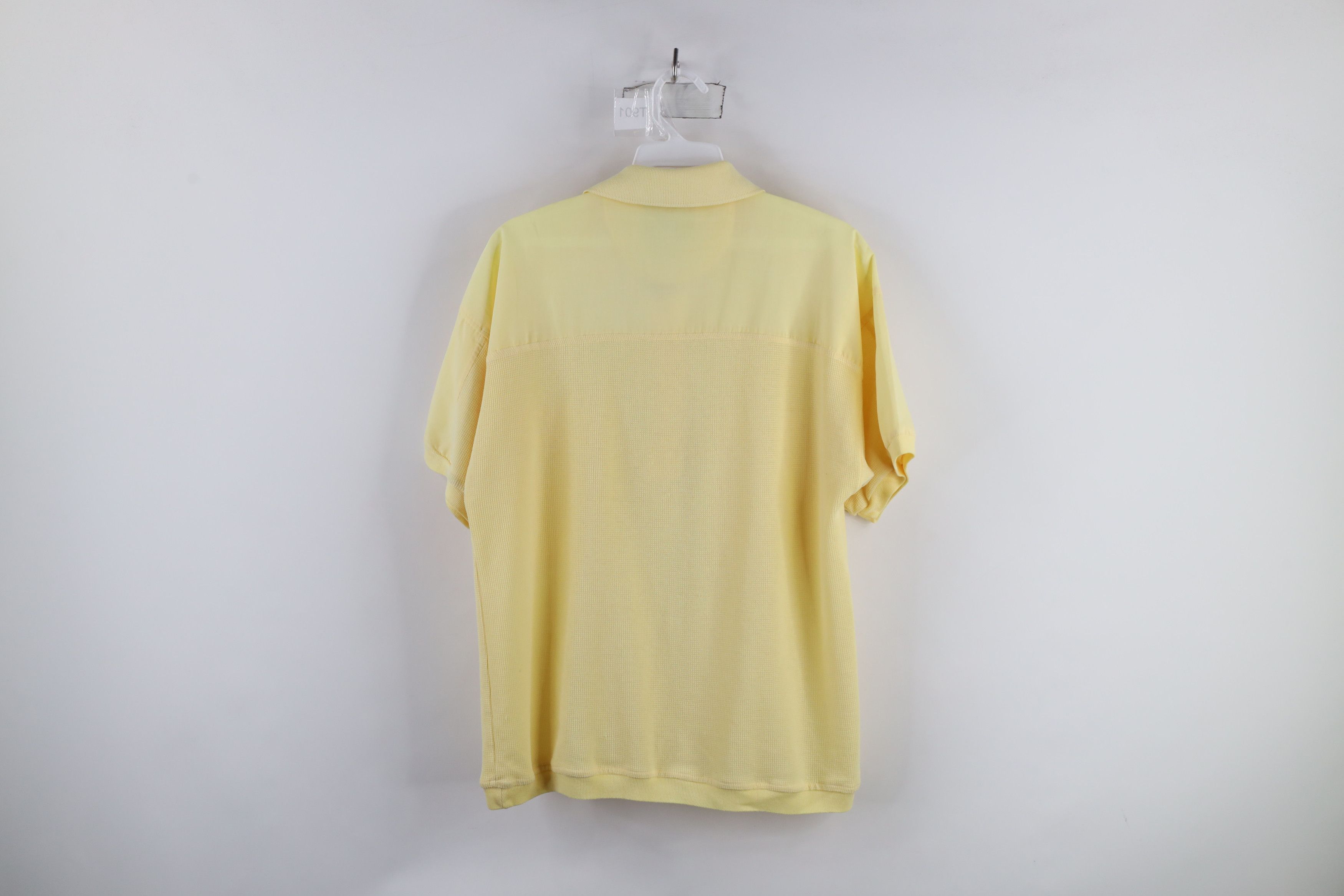Vintage Vintage 90s Streetwear Thermal Waffle Knit Pullover Polo Size US S / EU 44-46 / 1 - 8 Thumbnail