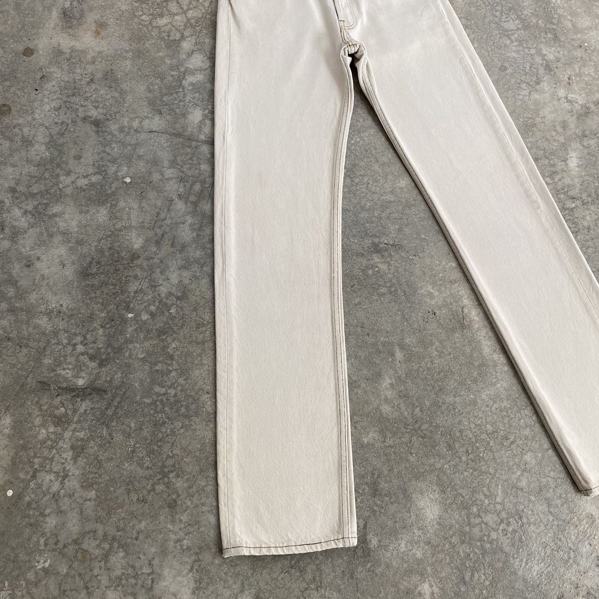 Levi's Size 27x33 Vintage 90’s Levis 501 Off White Denim Jeans Size US 27 - 5 Thumbnail