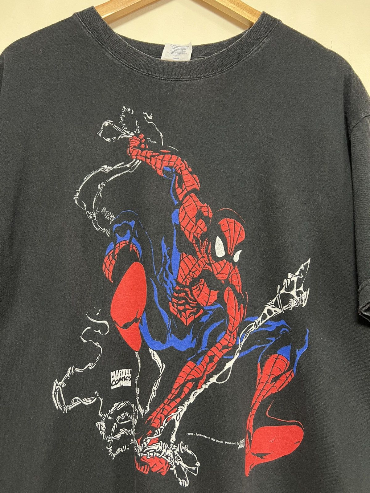 Vintage Vintage Spider-Man 1997 Marvel Comics Vtg T-Shirt Size US L / EU 52-54 / 3 - 3 Thumbnail