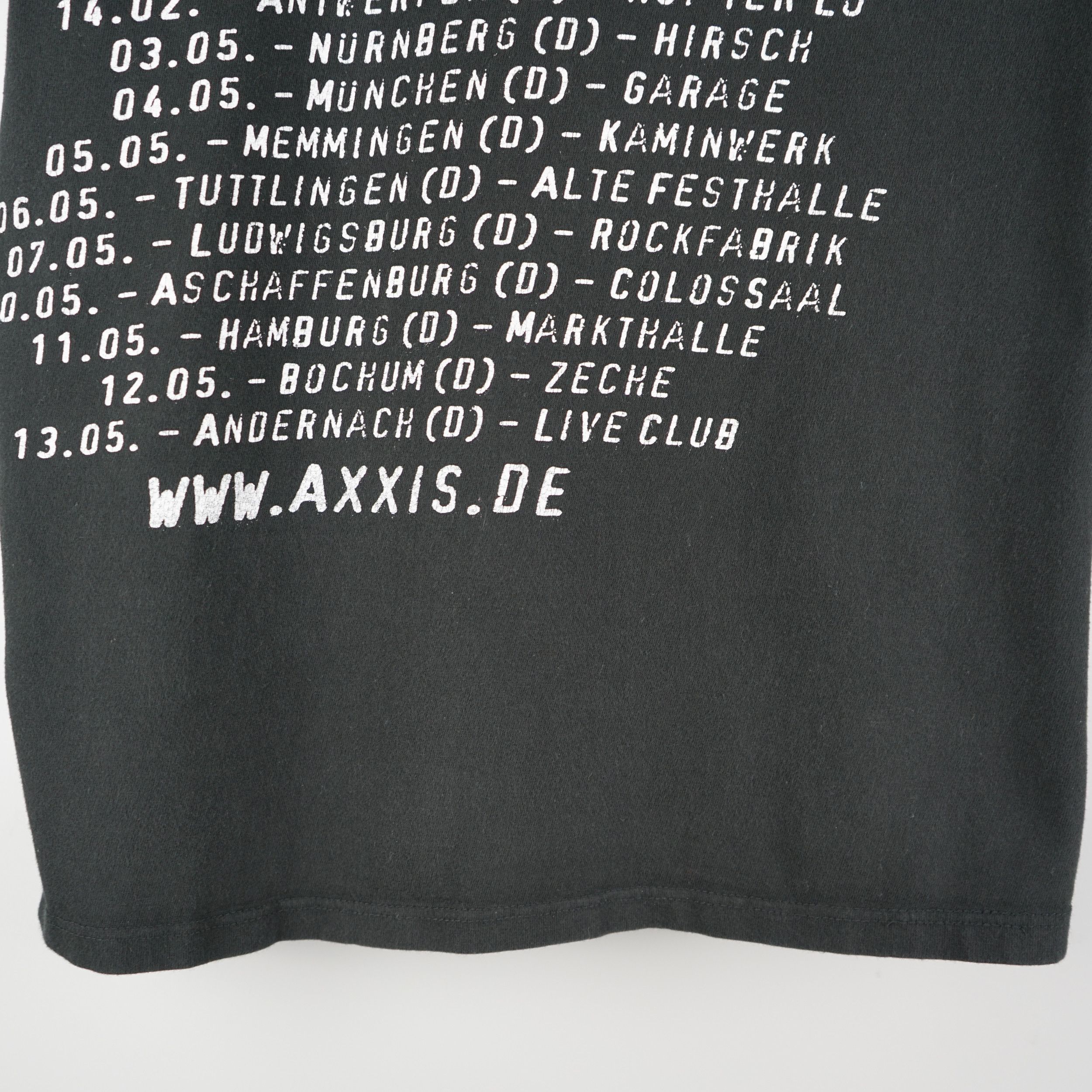 Band Tees × Vintage Vintage 2006 Axxis Band Tour T-Shirt Paradise In Flames Size US L / EU 52-54 / 3 - 6 Thumbnail