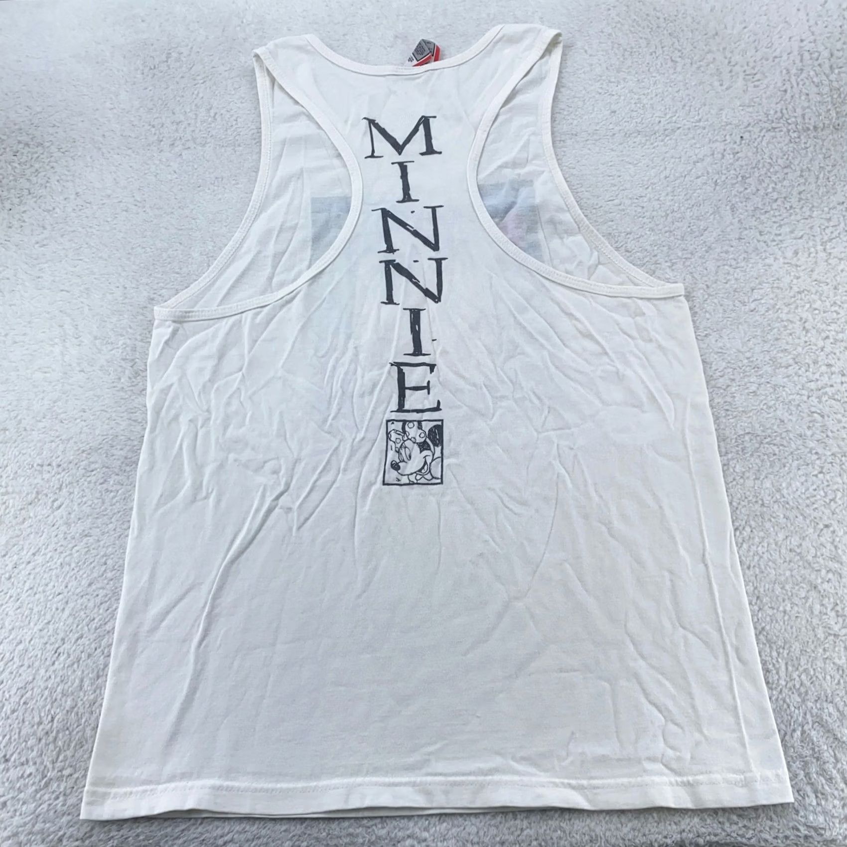 Disney VINTAGE Disney Minnie Mouse Shirt Womens Small 90s Tank Top White USA Font? Size S / US 4 / IT 40 - 4 Thumbnail