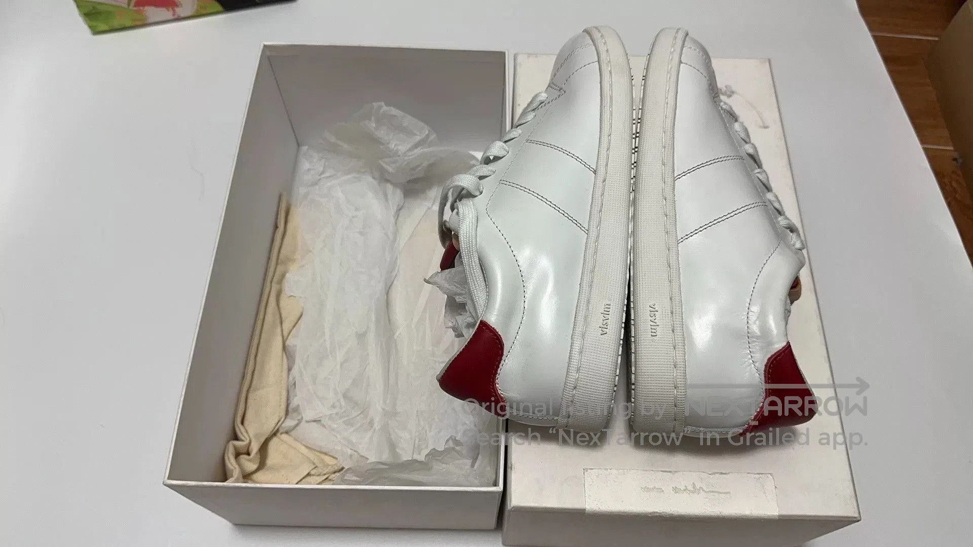 Visvim visvim foley folk sneakers in red. Size US 8 / EU 41 - 3 Thumbnail