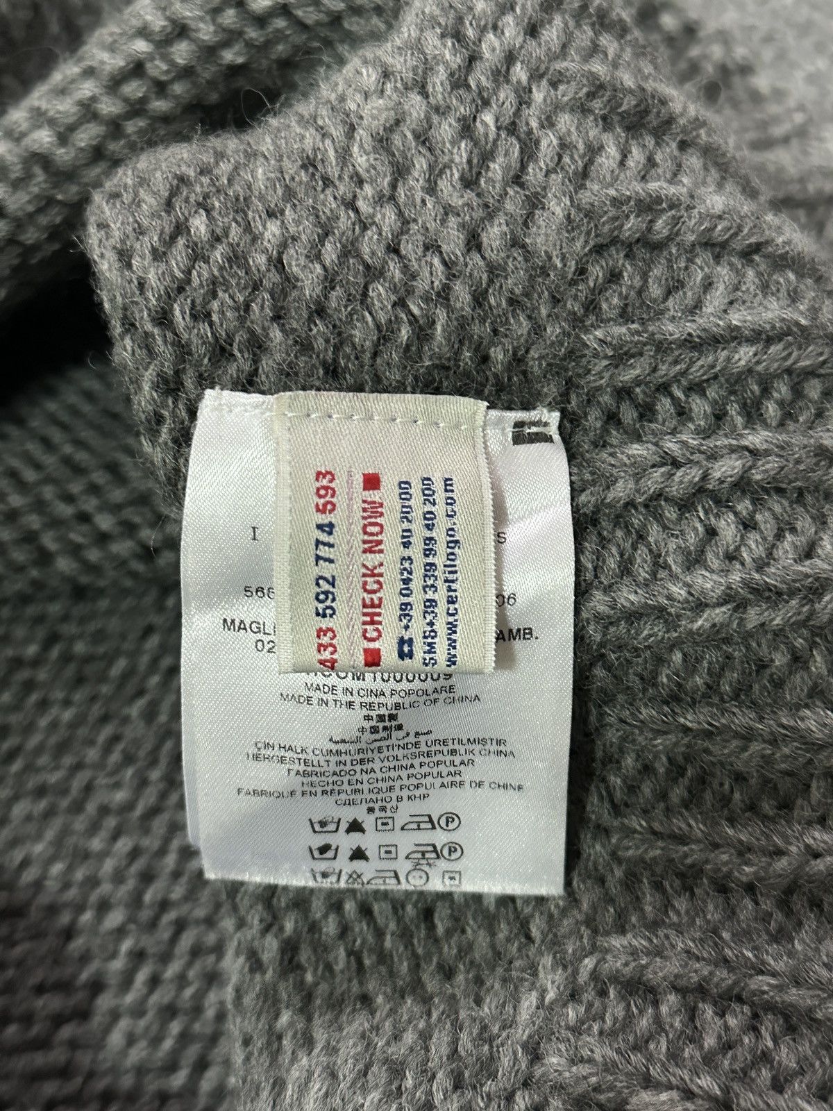 Moncler Vintage Moncler Wool Fair Isle Knit Turtleneck Sweater S Size S / US 4 / IT 40 - 6 Thumbnail