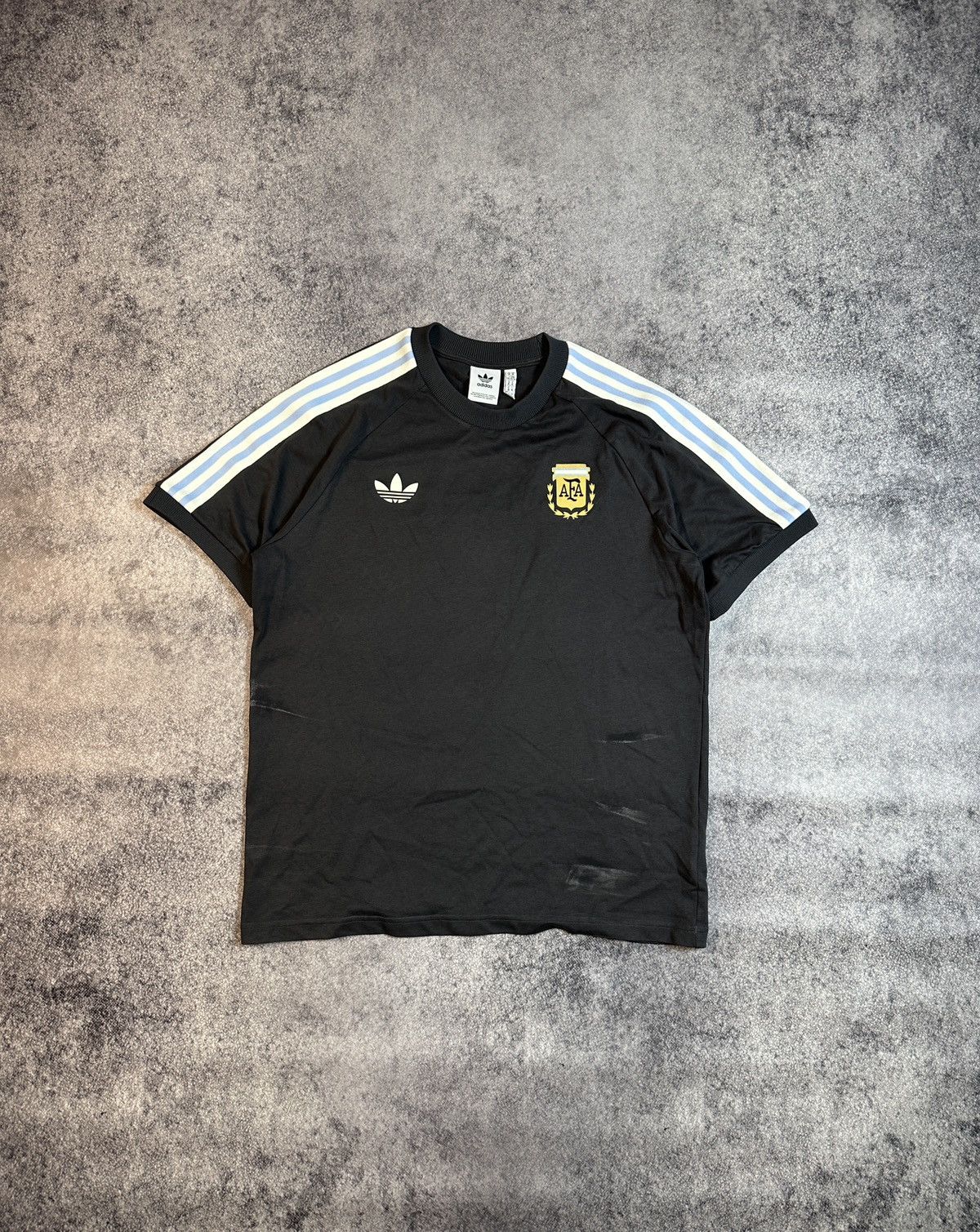 Adidas Adidas Argentina Soccer Jersey Blokecore Logo T-shirt Rare Size US XL / EU 56 / 4 - 1 Thumbnail