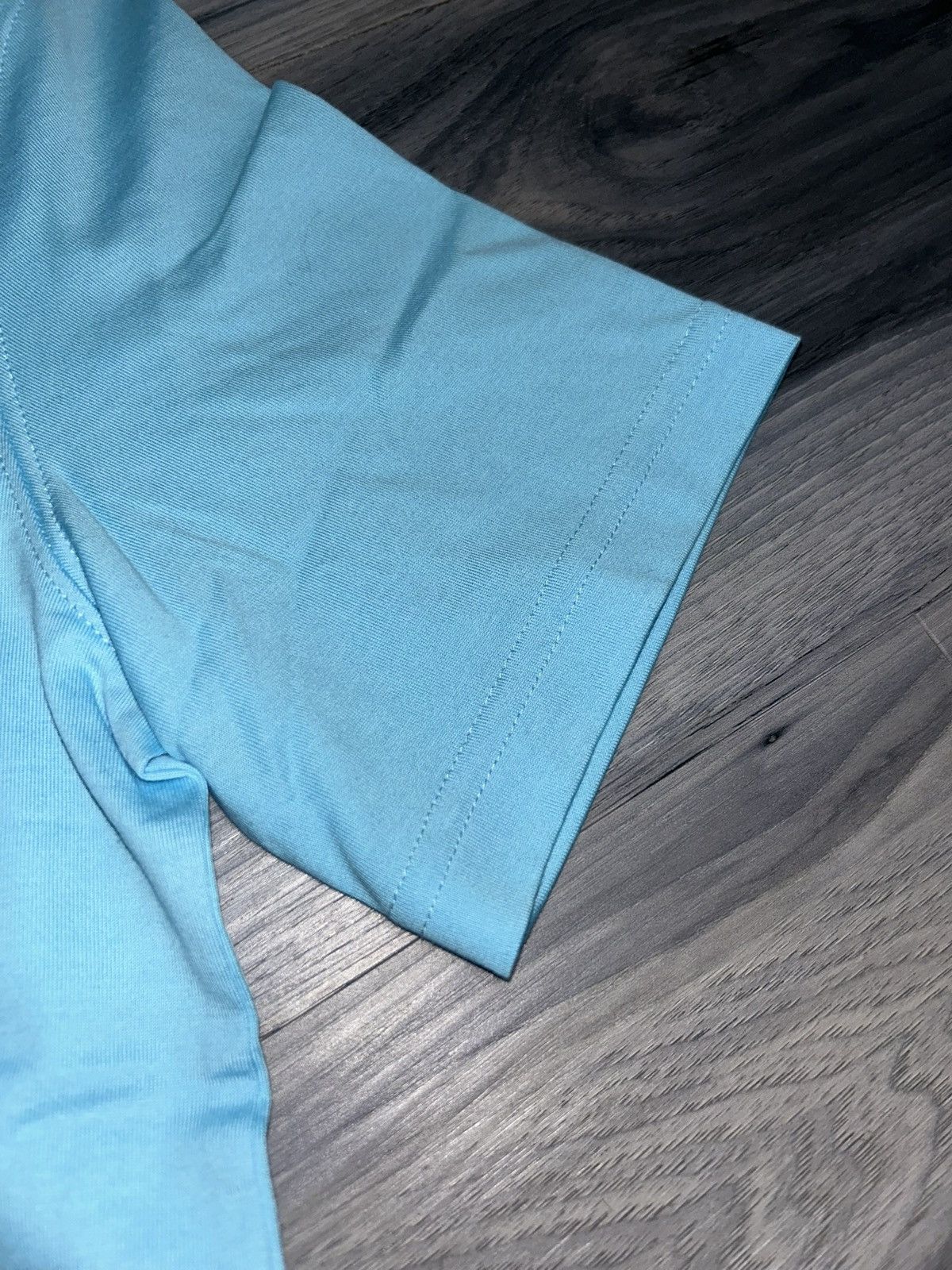 Burberry Burberry Jemma Topaz Blue Cotton T-Shirt Womens XS Brand NWT Size XS / US 0-2 / IT 36-38 - 8 Thumbnail