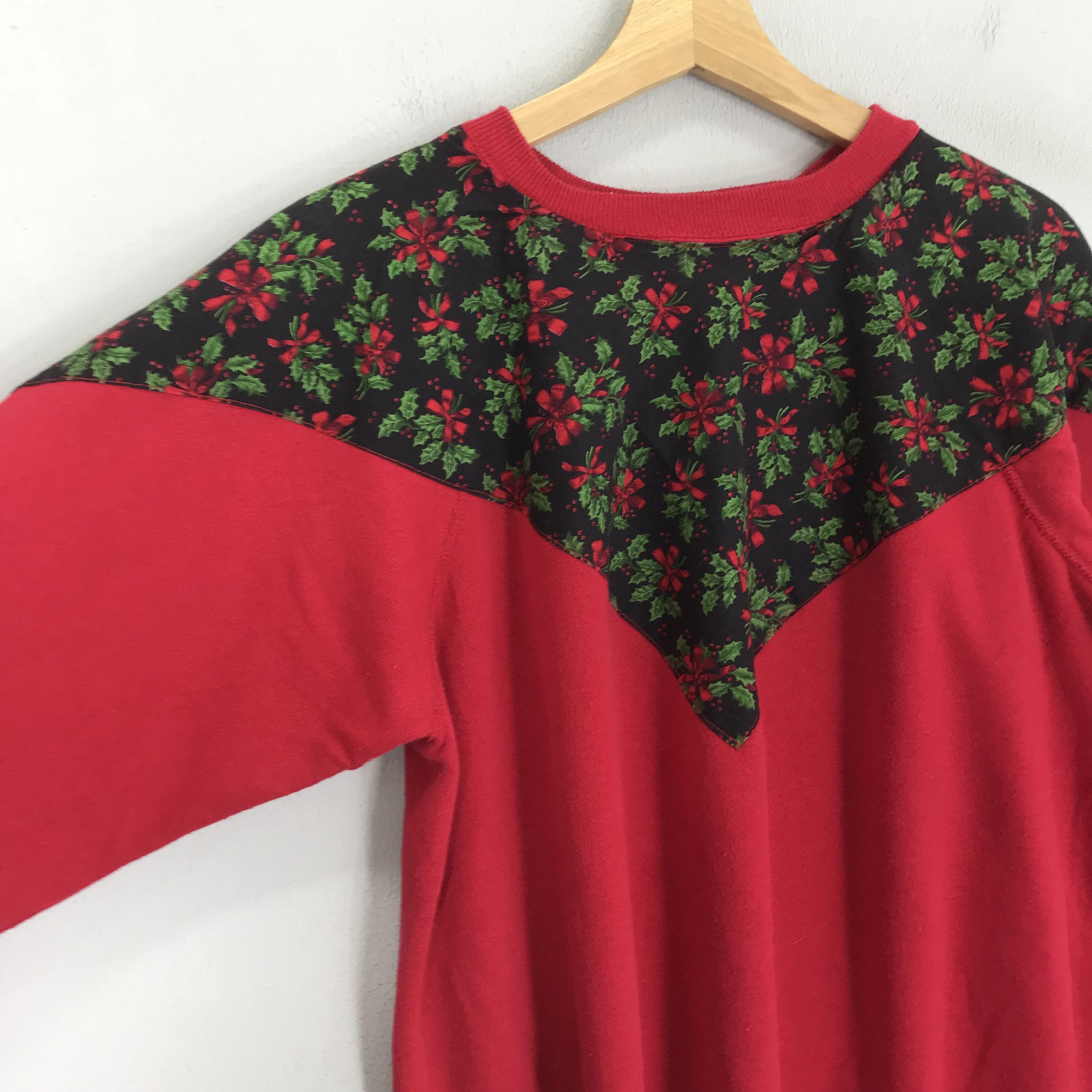 Hanes Vintage 90s Pop Art Floral Sweatshirt - 267 Size US L / EU 52-54 / 3 - 4 Thumbnail