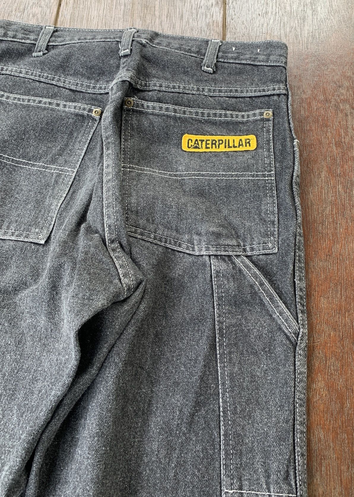 Caterpillar Vintage Caterpillar talon zipper carpenter black denim pants Size US 31 - 3 Thumbnail