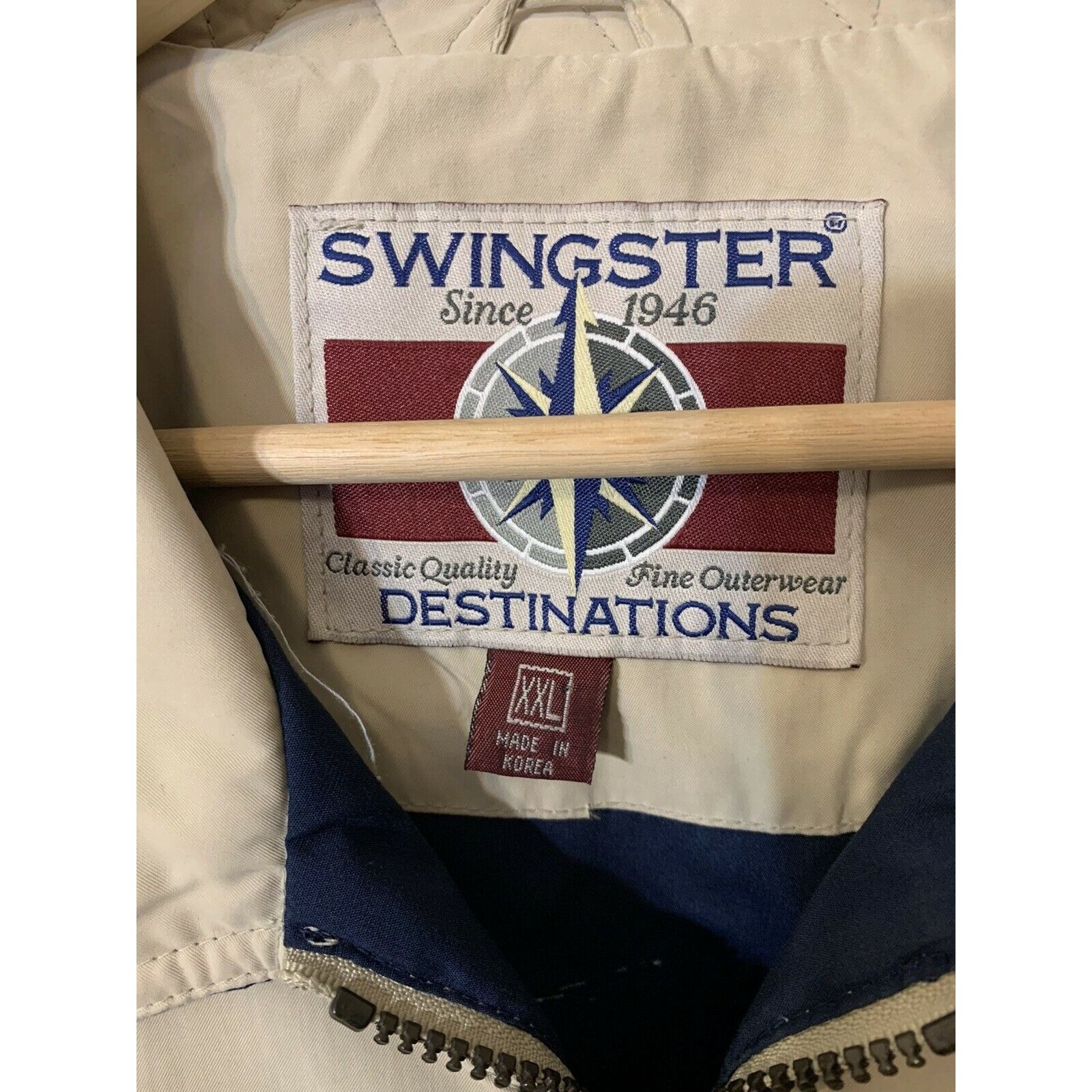 Swingster Vintage Swingster Sz XXL Jacket Continental General Tire G C Size US XXL / EU 58 / 5 - 2 Thumbnail