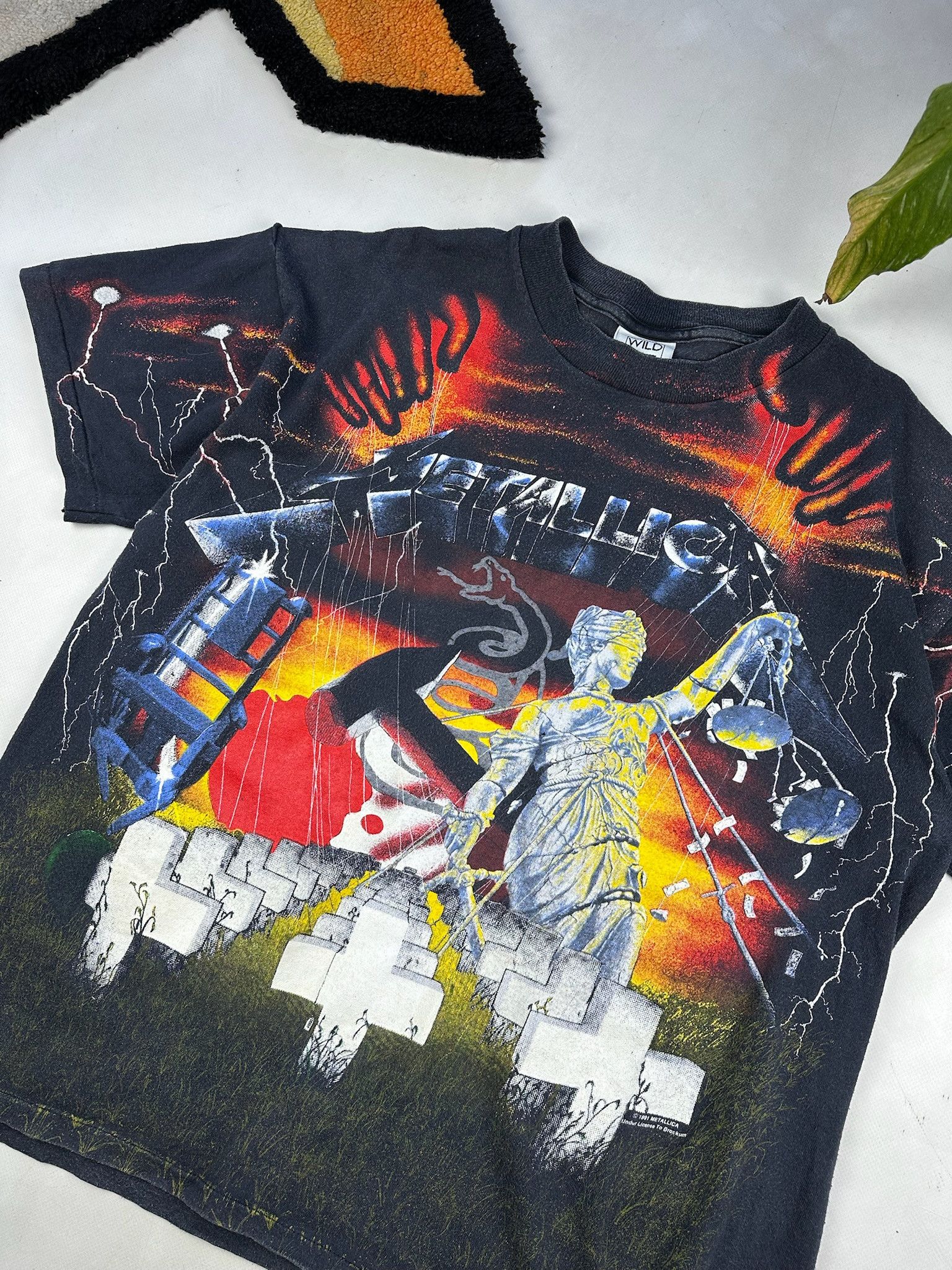 Band Tees × Metallica Vintage Metallica tShirt AOP tee all over print Size US L / EU 52-54 / 3 - 5 Thumbnail
