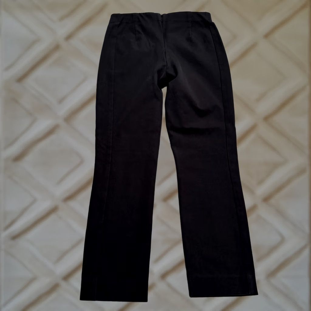 Anthropologie VINTAGE Anthropologie The Essential Skinny Ankle Pants Womens 4 Black Stretch Classic Size 27" / US 4 / IT 40 - 1 Thumbnail