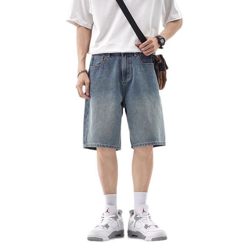 Japanese Brand Japanese style retro casual versatile denim shorts Size US 32 / EU 48 - 5 Thumbnail