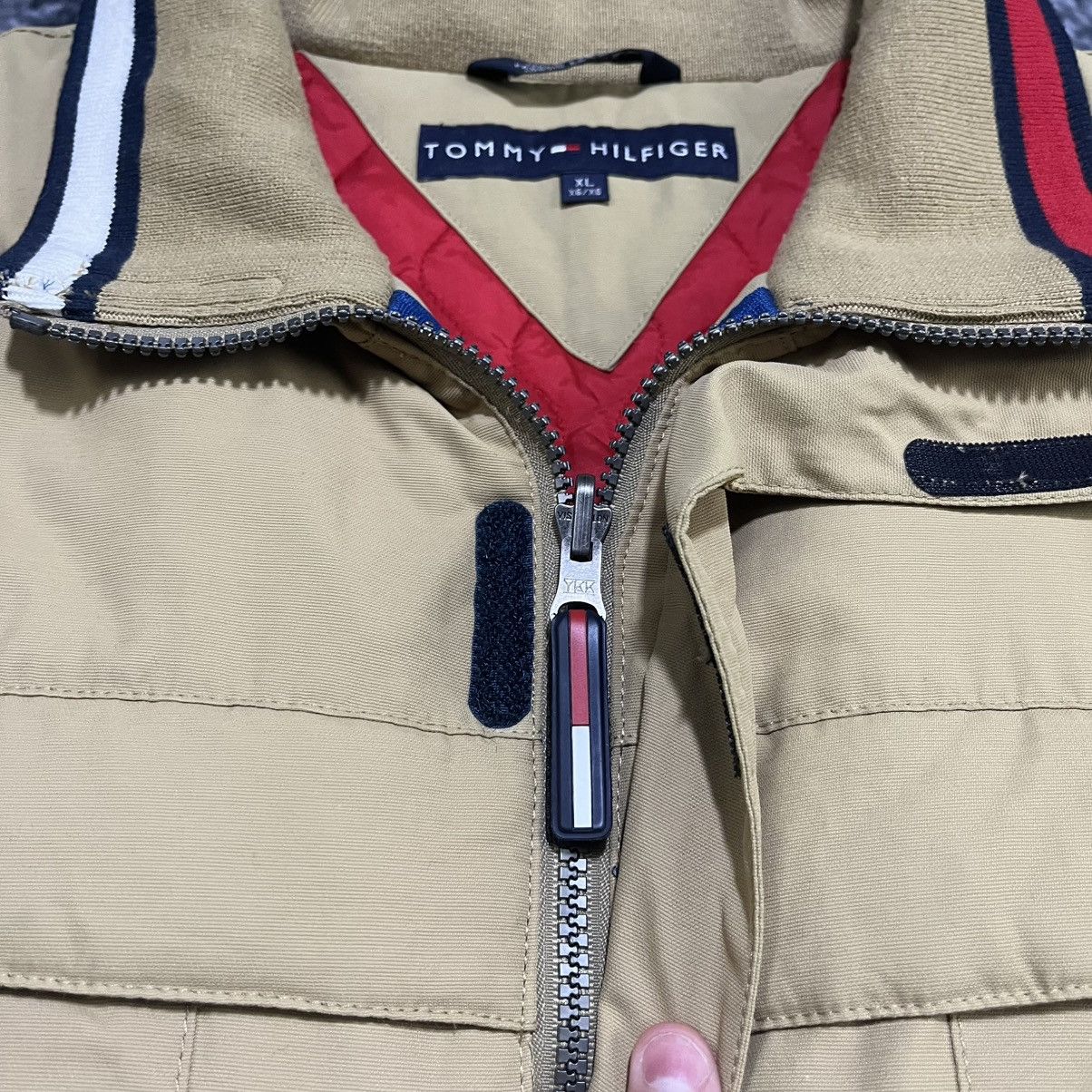 Tommy Hilfiger VINTAGE TOMMY HILFIGER TAN BEIGE 2000s DOWN PUFFER COAT Size US XL / EU 56 / 4 - 6 Thumbnail