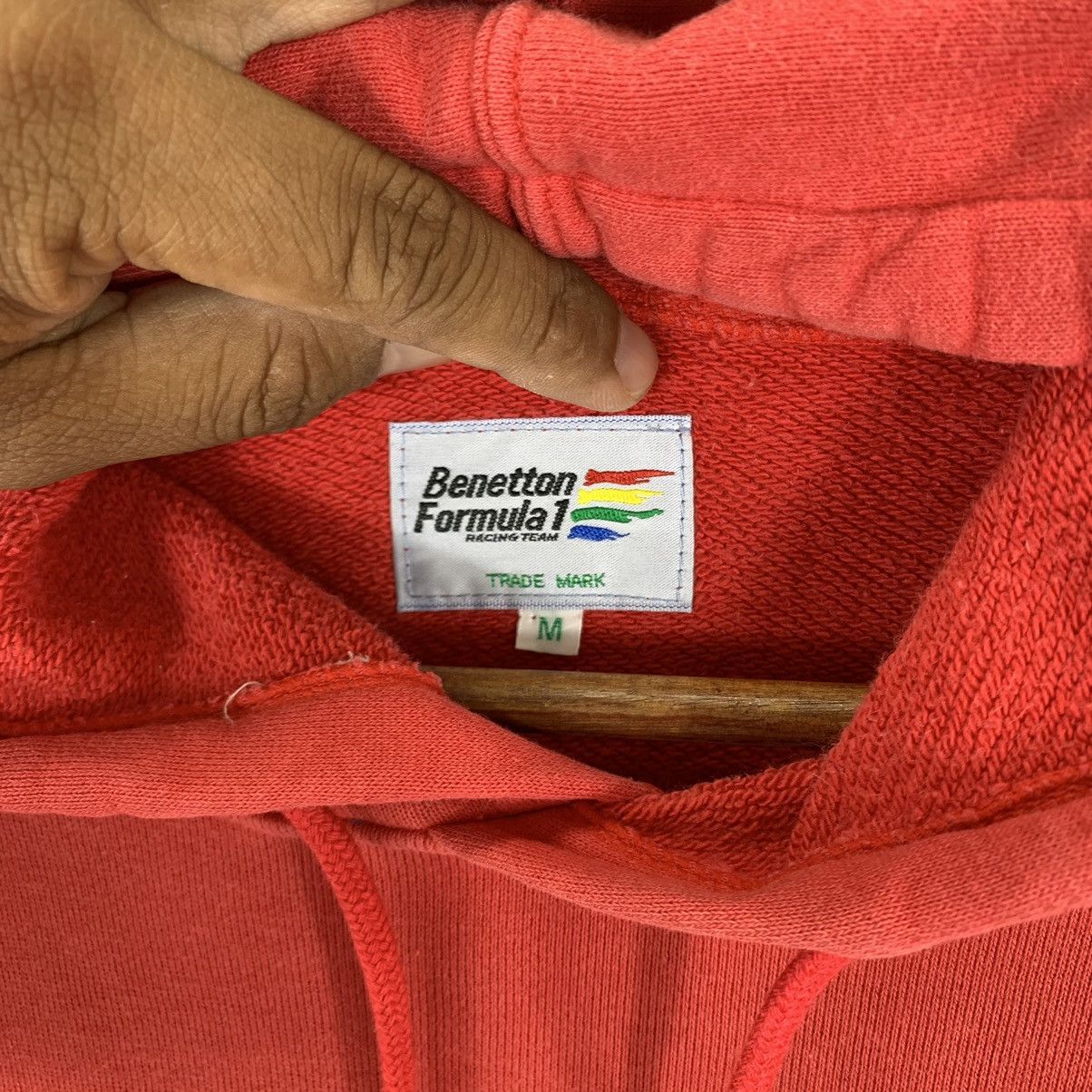 VINTAGE BENETTON FORMULA 1 RACING HOODIE SWEATER