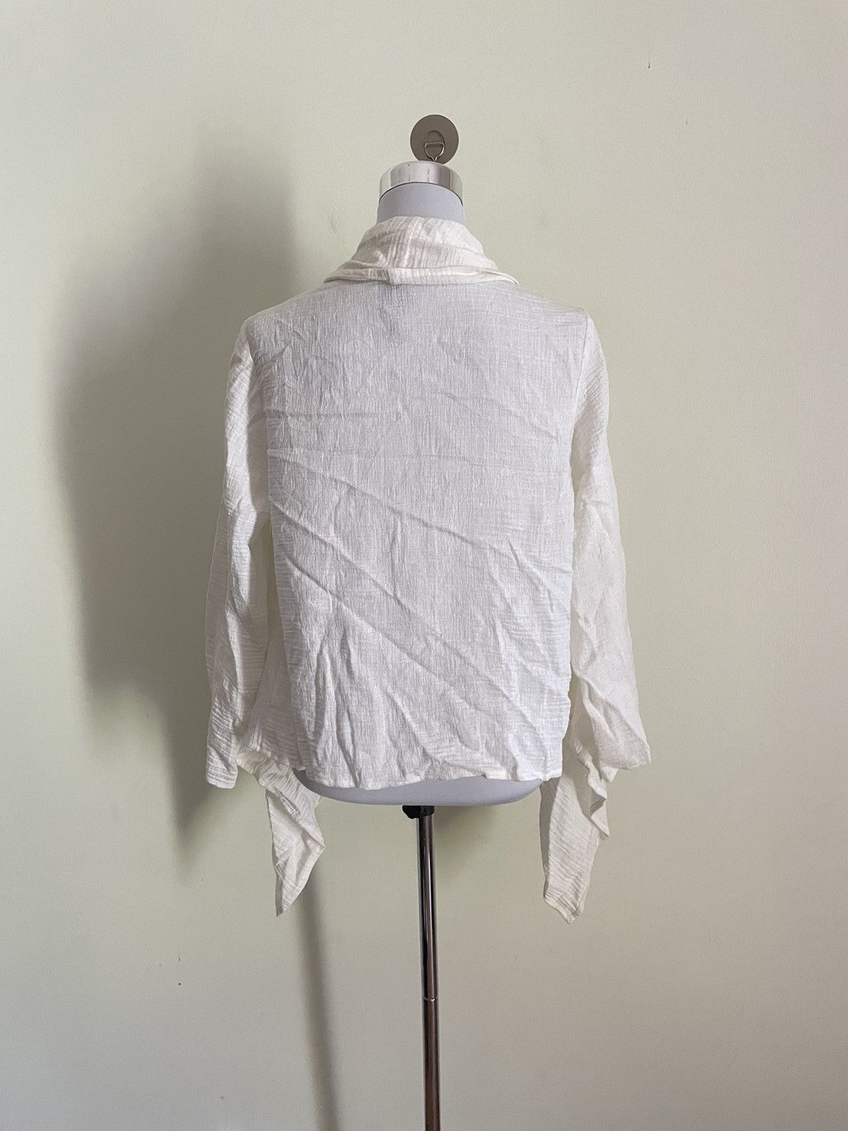 Other Eileen Fisher White Cardigan Size S / US 4 / IT 40 - 2 Thumbnail