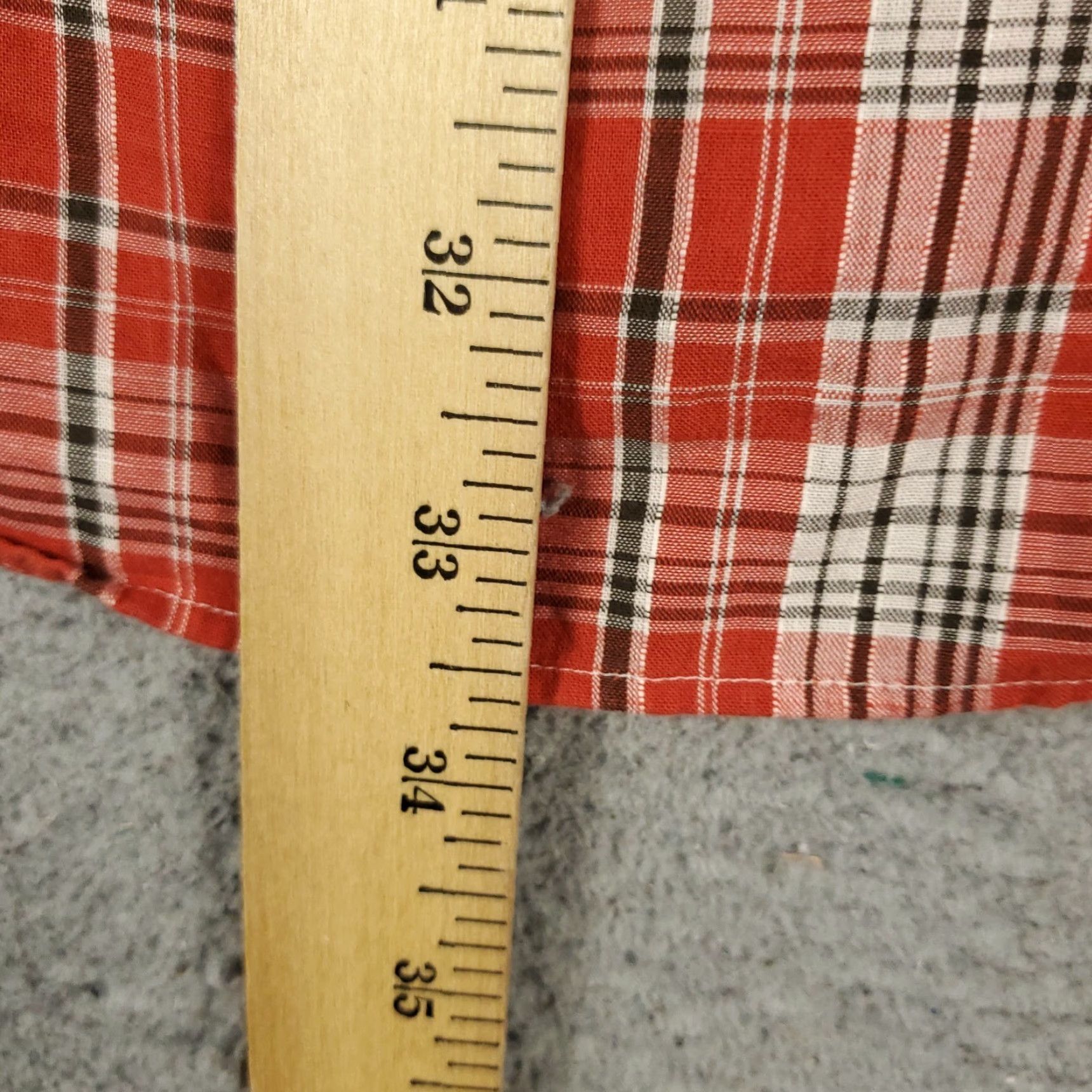 Ralph Lauren Ralph Lauren Shirt Mens XL Orange Plaid Casual Button-Up Long Sleeve Size US XL / EU 56 / 4 - 5 Thumbnail