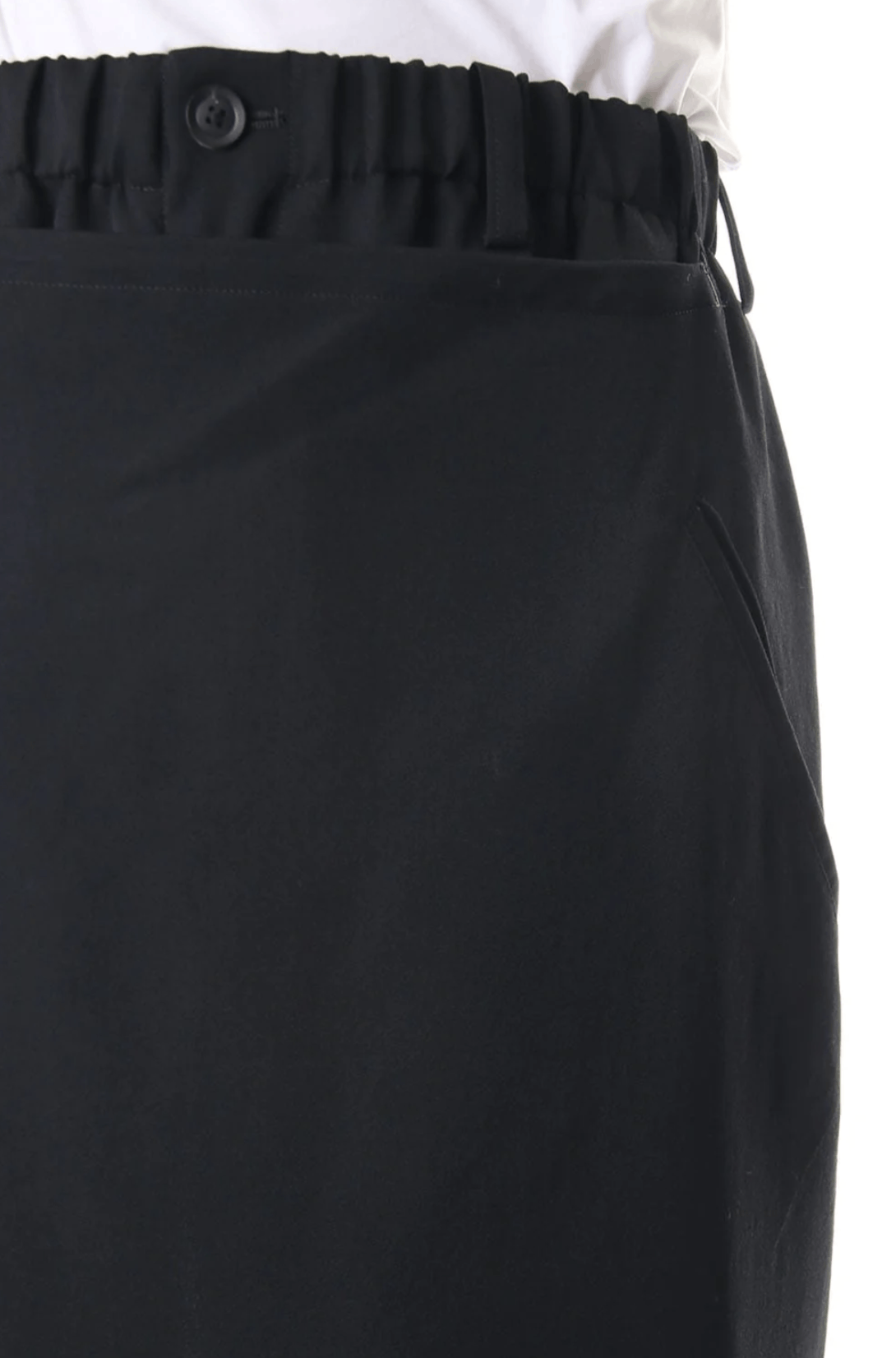 Yohji Yamamoto Pour Homme- W/Gabardine Slim Wrap Pants