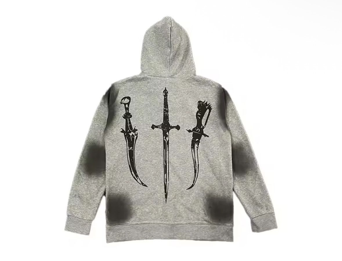 Other Fashion Punk Goth Grunge Sword Vampire Prince Fur Hoodies Size US S / EU 44-46 / 1 - 2 Thumbnail