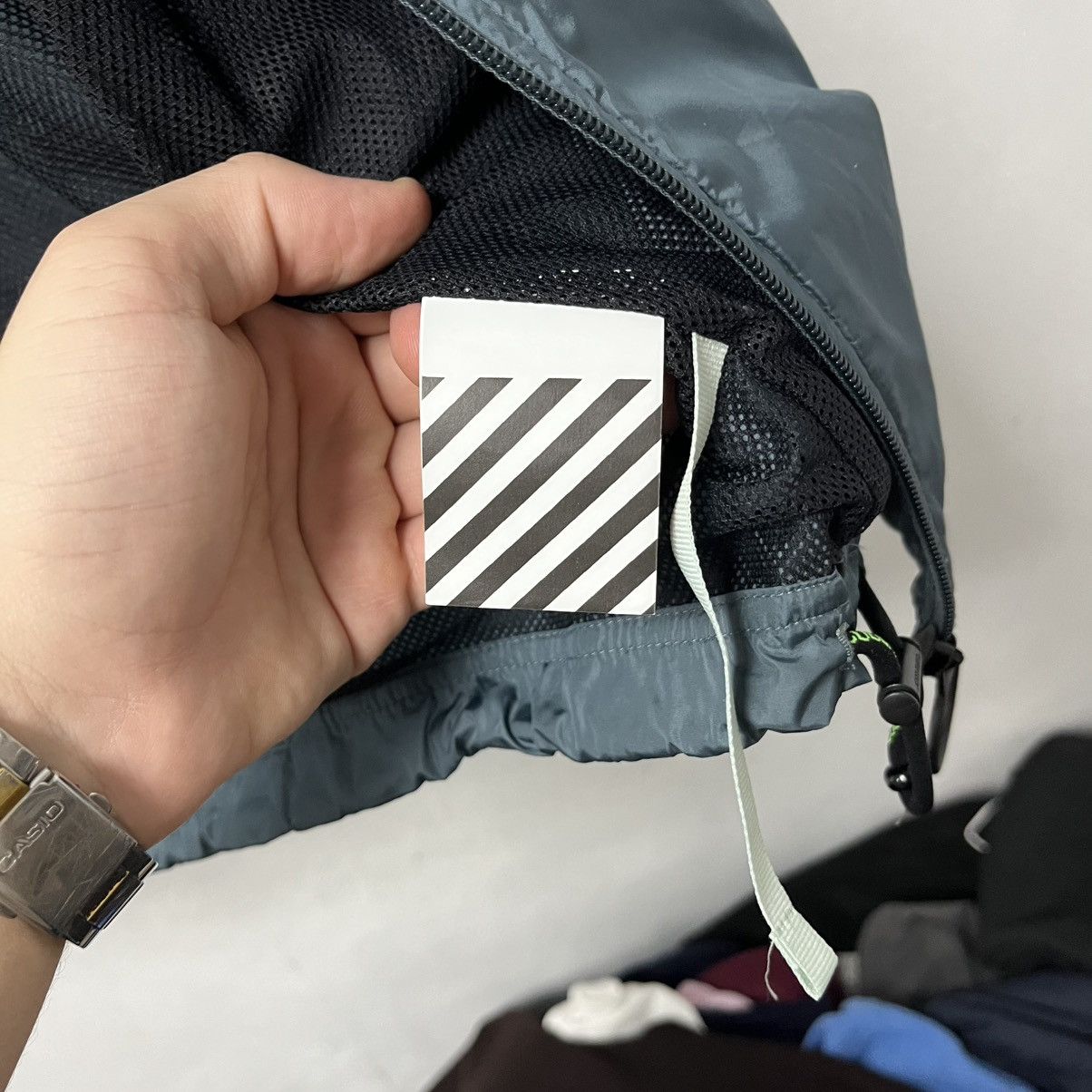 Off-White Off White Windbreaker Zip Up Nylon Size XS-S Size US XS / EU 42 / 0 - 13 Thumbnail