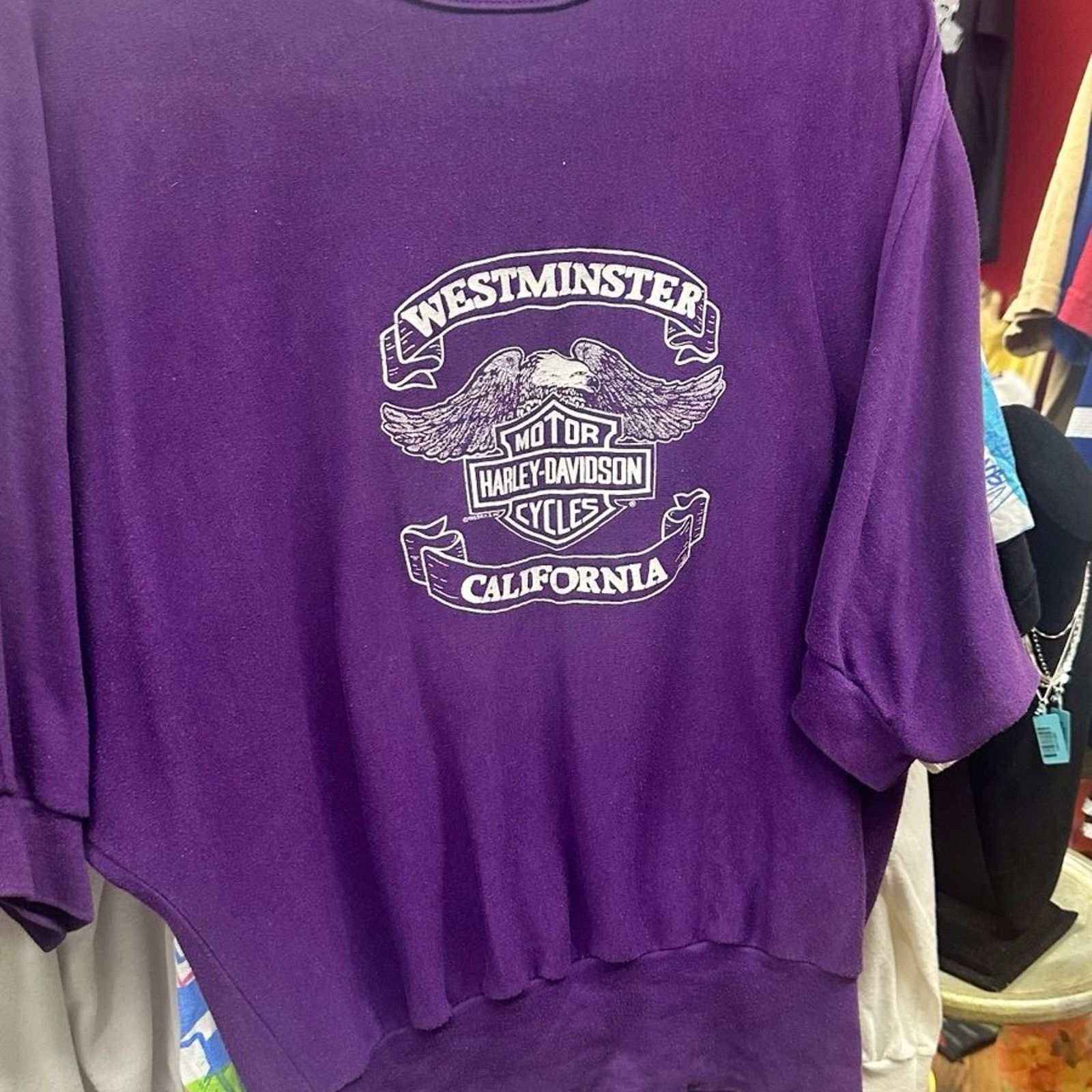 Harley Davidson Vintage 1988Harley-Davidson Westminster California Eagle Tee Size XL / US 12-14 / IT 48-50 - 1 Thumbnail