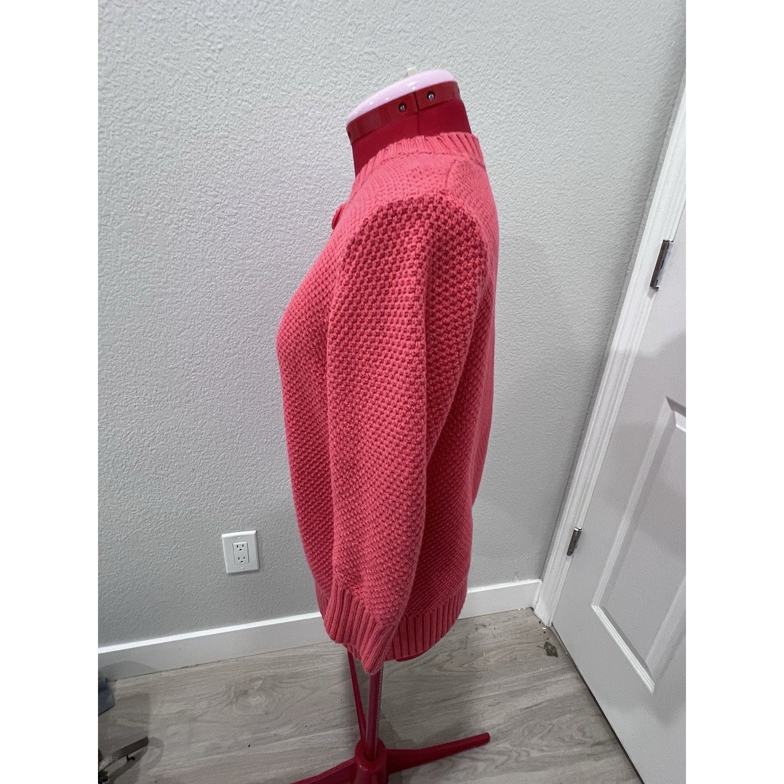 L.L. Bean LL Bean Chunky Knit Button Down Cozy Cardigan Size M / US 6-8 / IT 42-44 - 7 Thumbnail