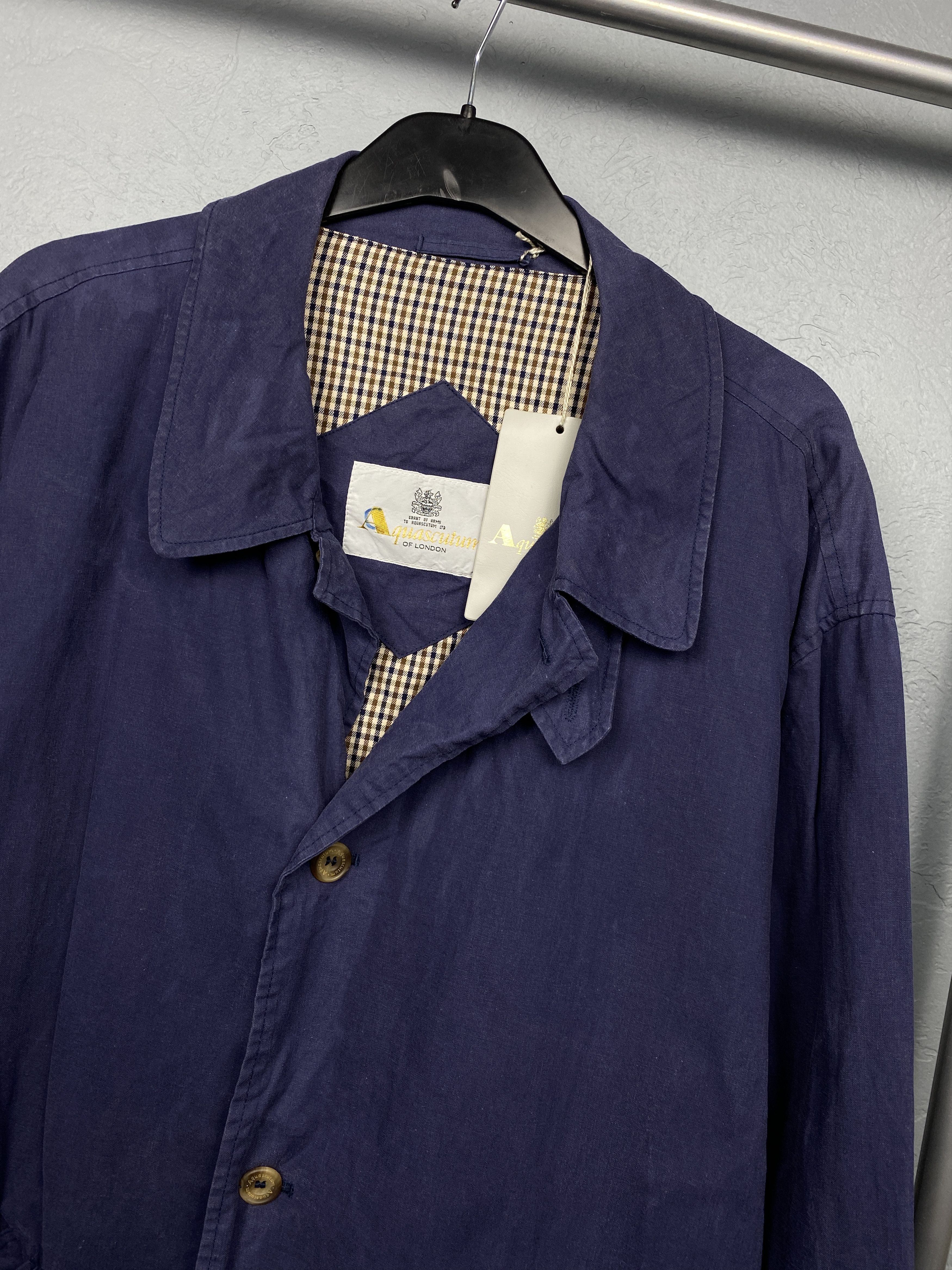 Aquascutum NEW Aquascutum Vintage Mens Trench Coat Jacket Size US XL / EU 56 / 4 - 2 Thumbnail