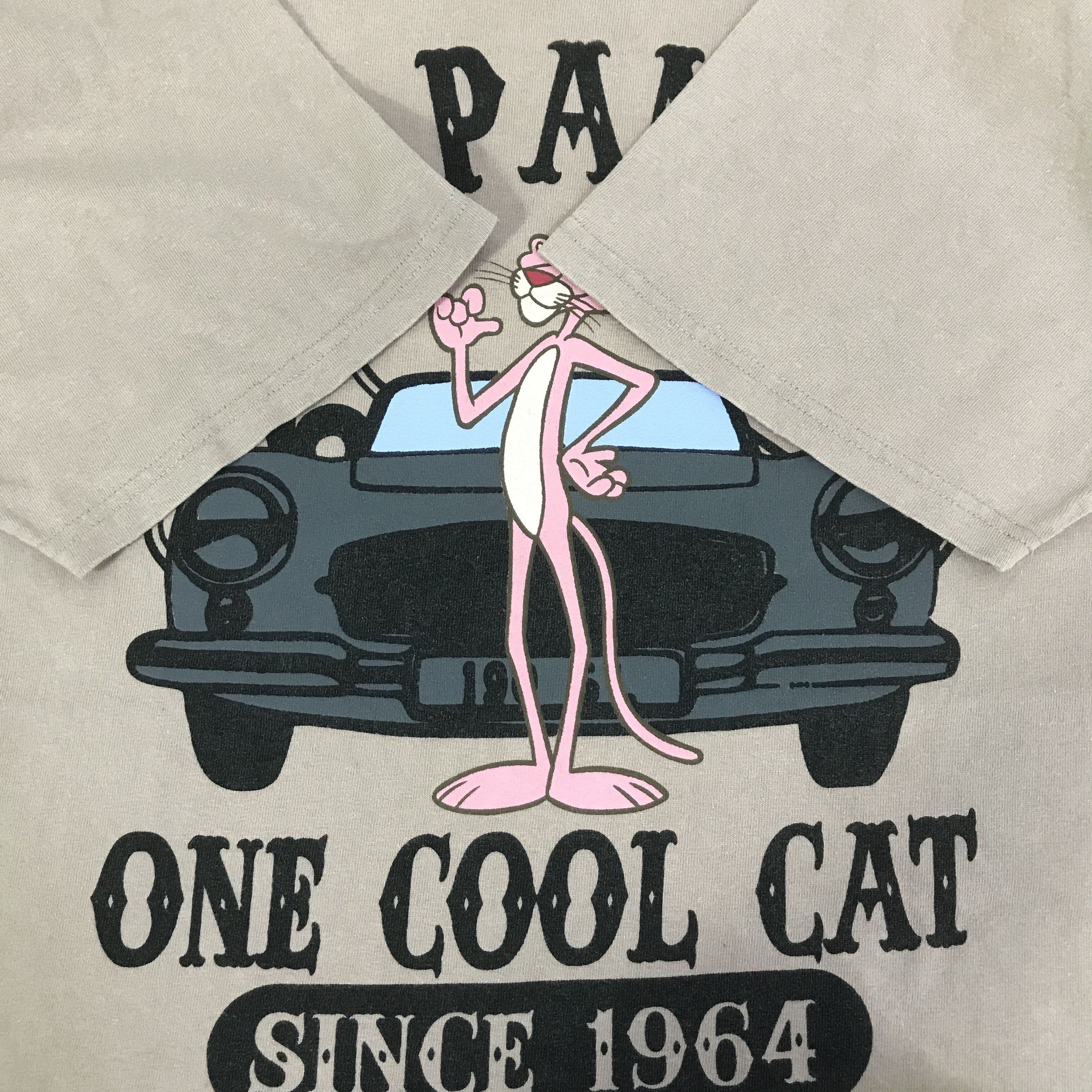 Cartoon Network PINK PANTHER BIG LOGO CARTOON T-SHIRT K93B47 Size US L / EU 52-54 / 3 - 7 Thumbnail
