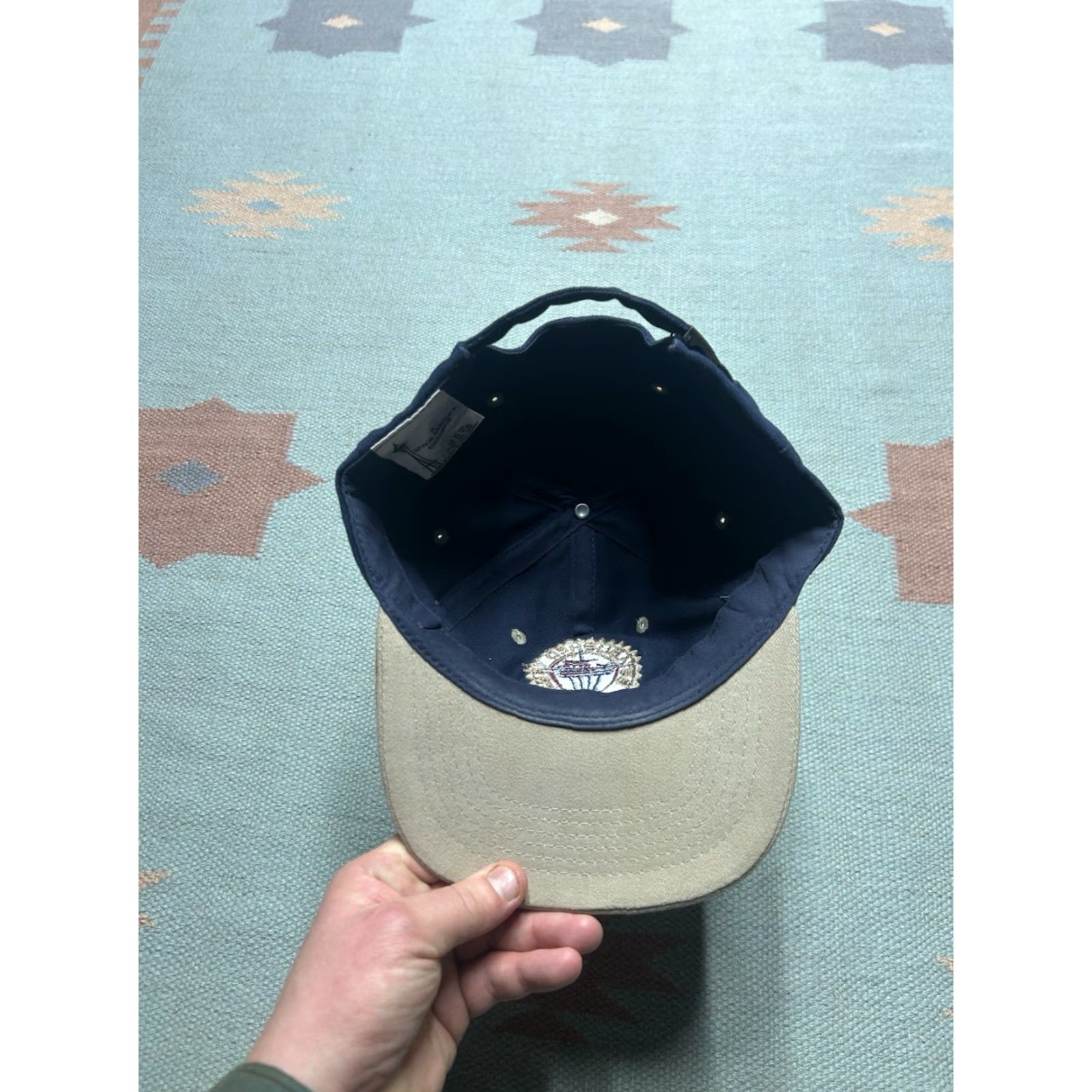 Vintage VINTAGE Seattle Space Needle Strapback Hat Cap Adjustable Blue Mens Cap Size ONE SIZE - 5 Thumbnail