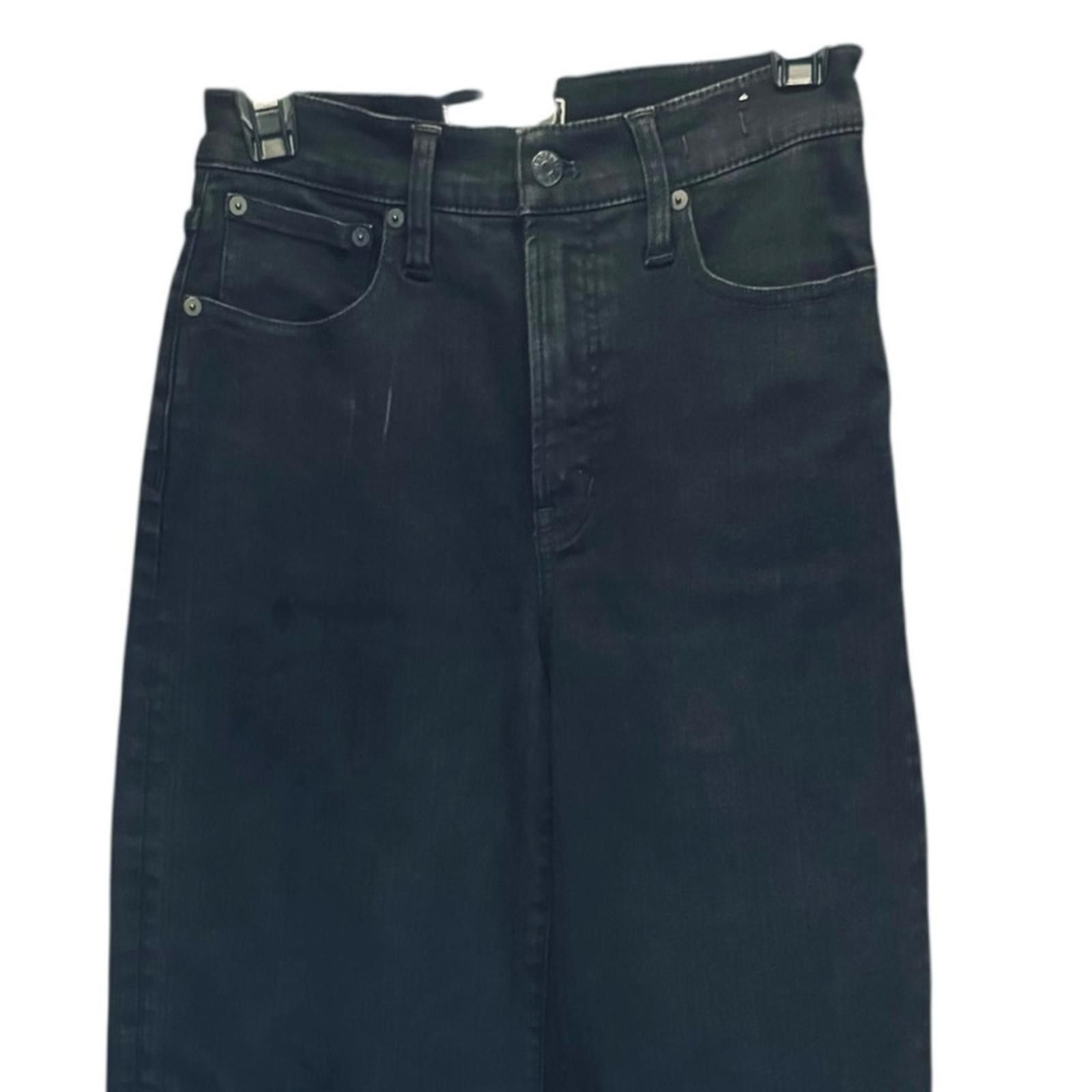 Madewell Madewell. The Perfect Vintage Wide-Leg Black Rinse. Size 26. Size 26" / US 2 / IT 38 - 10 Thumbnail