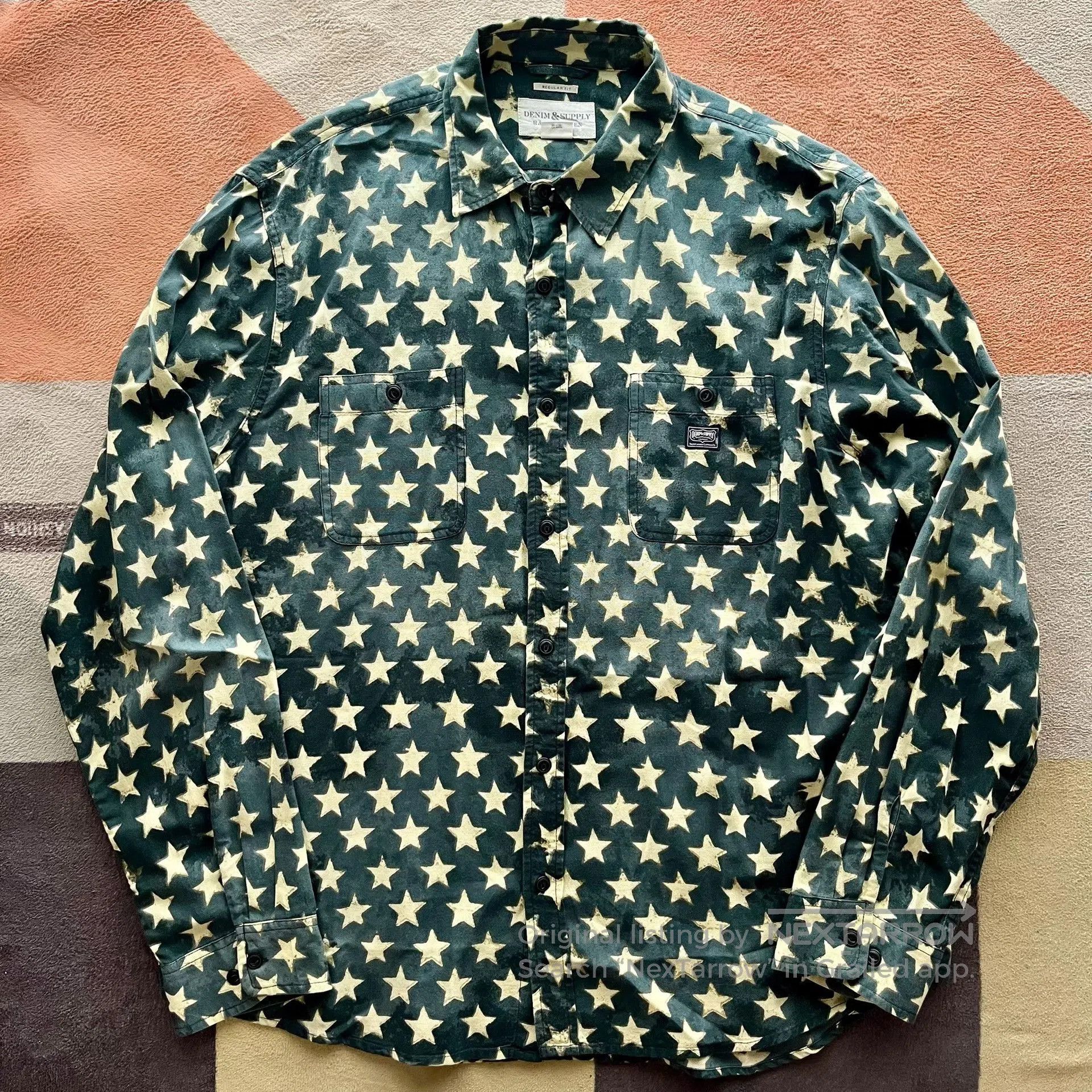 Denim & Supply Ralph Lauren Ralph Lauren Denim Supply Star Shirt. Size US XL / EU 56 / 4 - 1 Thumbnail
