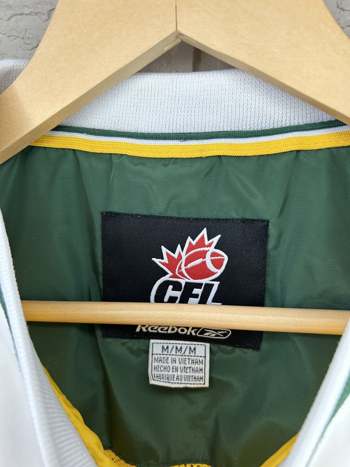 NFL × Reebok × Vintage Vintage Reebok CFL Edmonton Eskimos Football Jacket Size US M / EU 48-50 / 2 - 9 Thumbnail