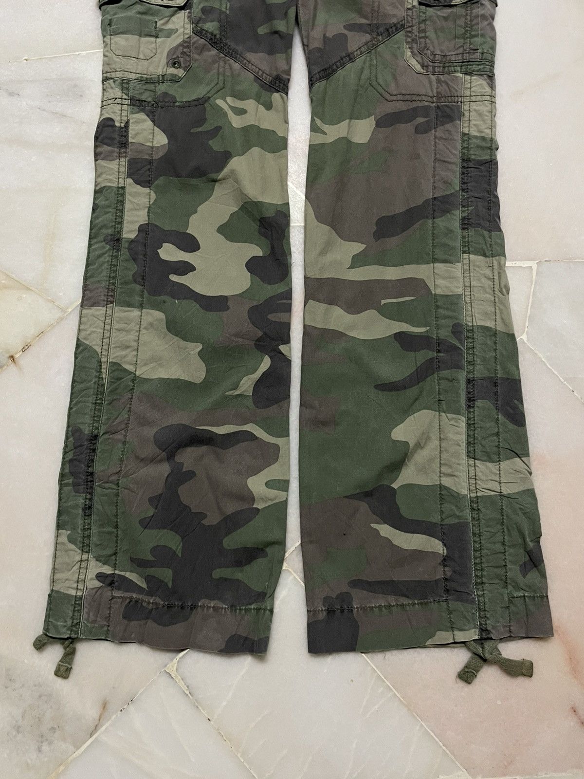 Abercrombie & Fitch Vintage Abercrombie & Fitch Camouflage Rare Tactical Cargo Size 30" / US 8 / IT 44 - 6 Thumbnail