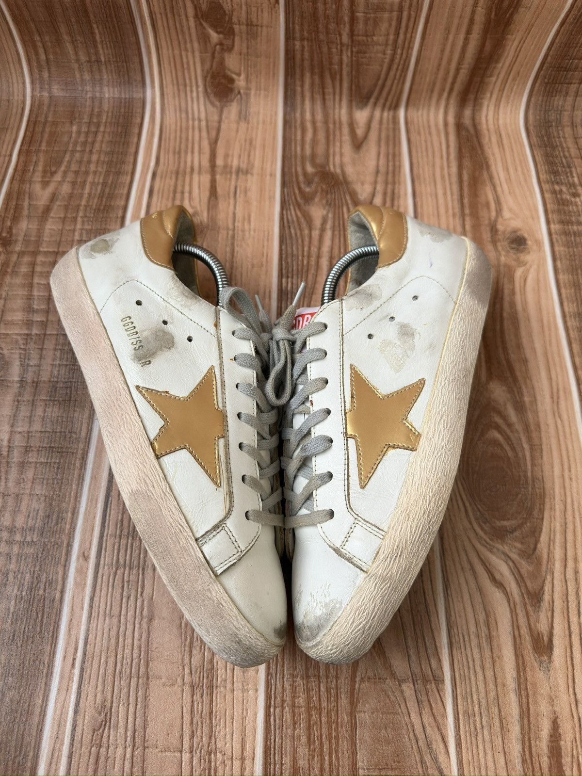 Golden Goose Golden Goose Superstar Gold Star Lowtop Sneakers Size US 8 / EU 41 - 9 Thumbnail