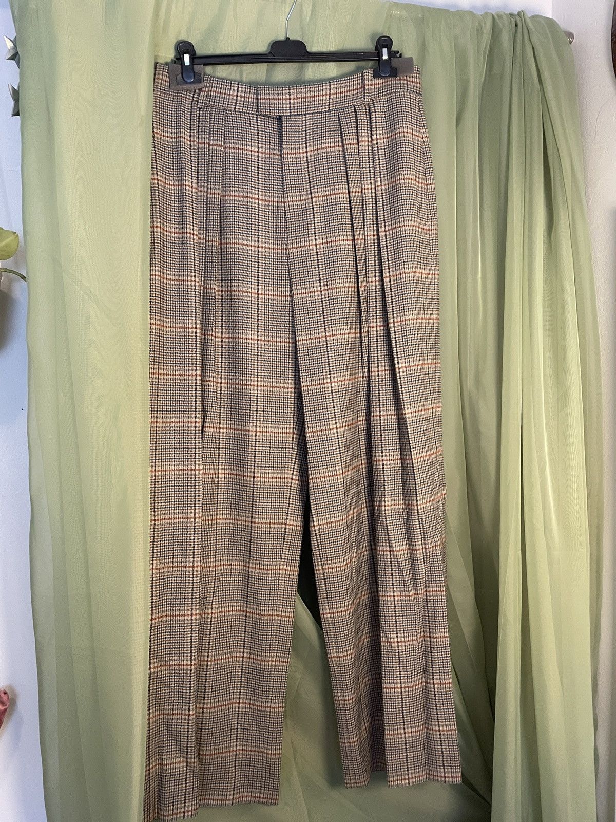 Kotn Women’s Wool Plaid Trousers Size 32" / US 10 / IT 46 - 1 Thumbnail