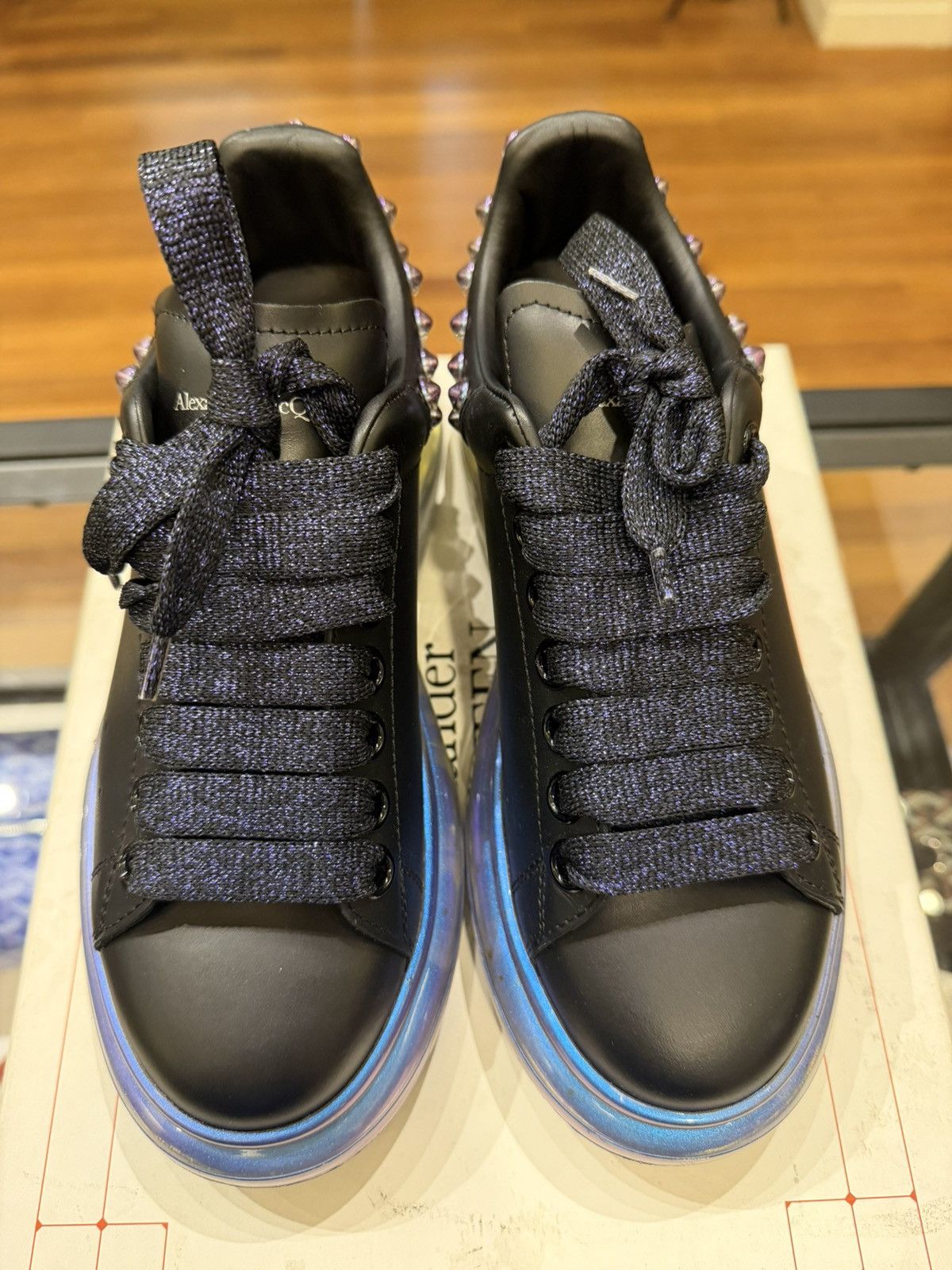 Alexander McQueen Alexander McQueen Studded Oversized Sneakers Size US 6.5 / EU 39-40 - 4 Thumbnail